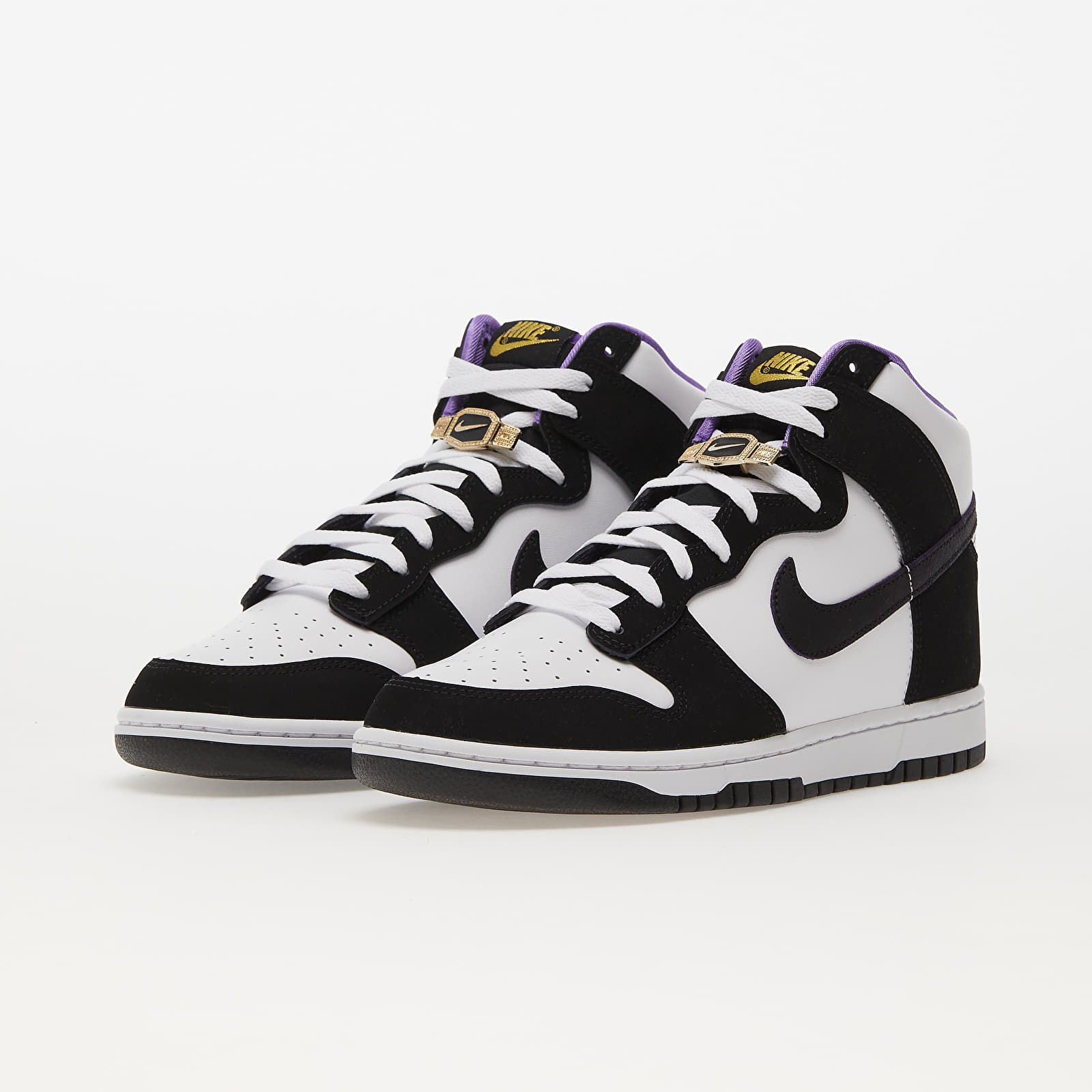 Herresko Nike Dunk High Retro Premium Emb Black/ Black-White-Action Grape