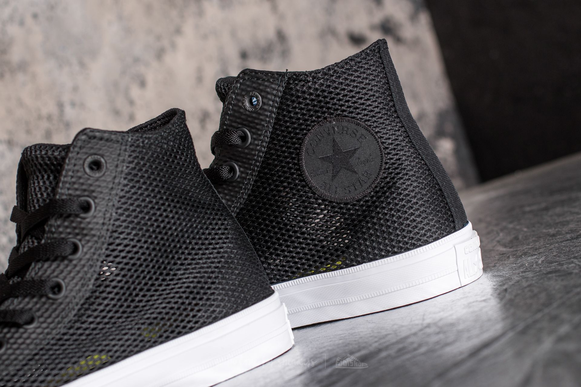 Pánske tenisky a topánky Converse Chuck Taylor All Star II Hi Black/ Black/ White
