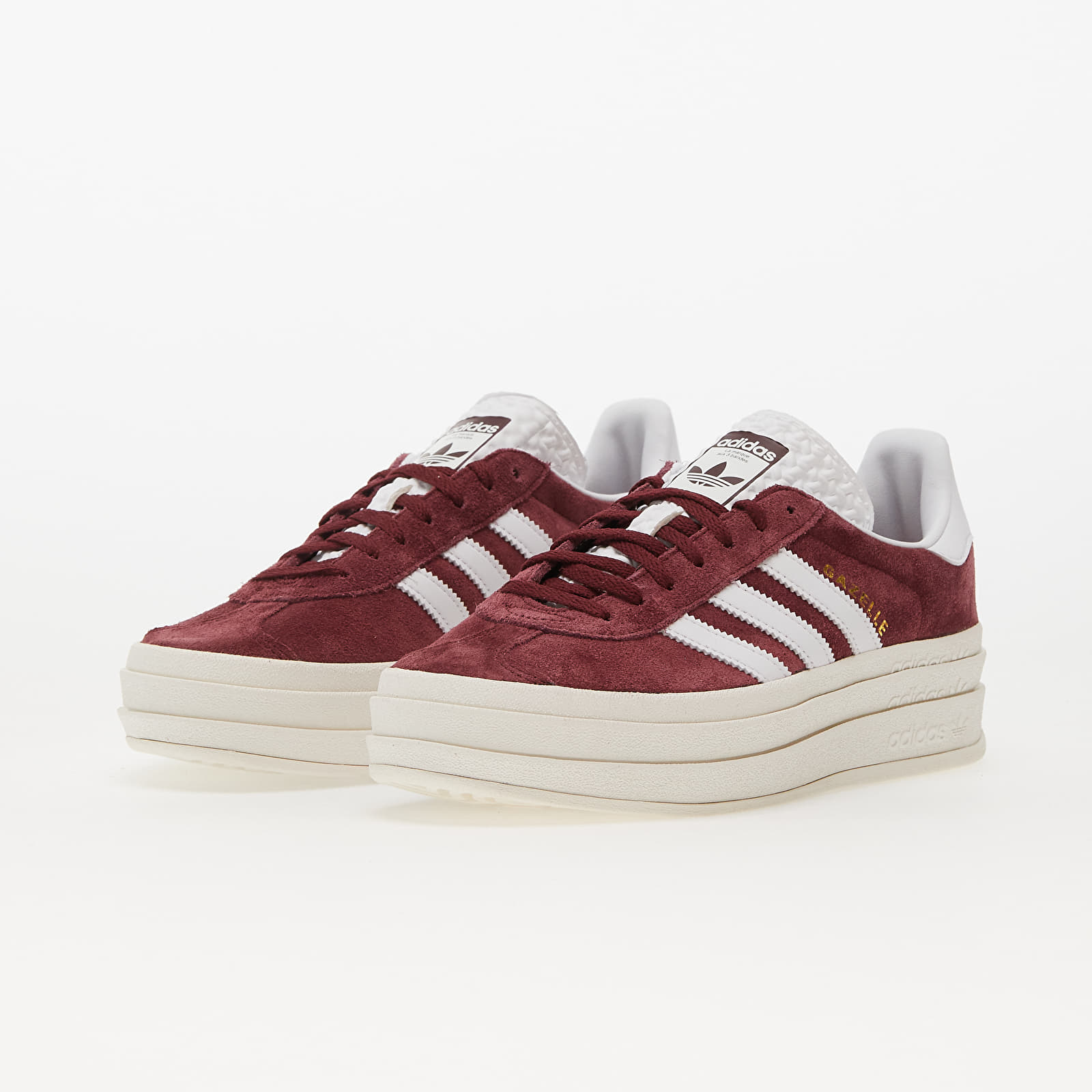Women's shoes adidas Gazelle Bold W Shadow Red/ Cloud White/ Core White
