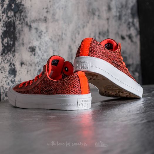 Scarpe uomo Converse Chuck Taylor All Star II Ox Hyper Orange Almost Black Footshop