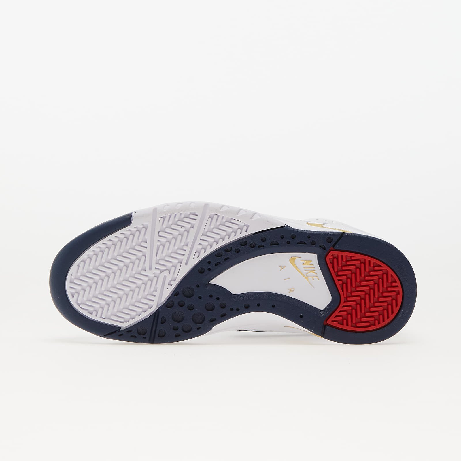 Încălțăminte și sneakerși pentru bărbați Nike Air Flight Lite Mid White/ Midnight Navy-University Red