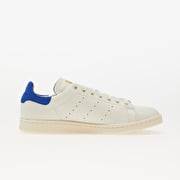 Adidas originals stan smith white and royal blue trainers shop
