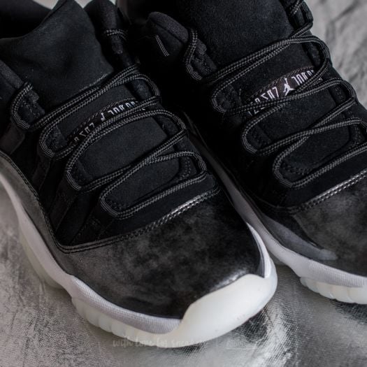 シューズ(女性用) AIR JORDAN 11 RETRO LOW BG Women's shoes Air Jordan 11 Retro Low BG Black/ White-Metallic
