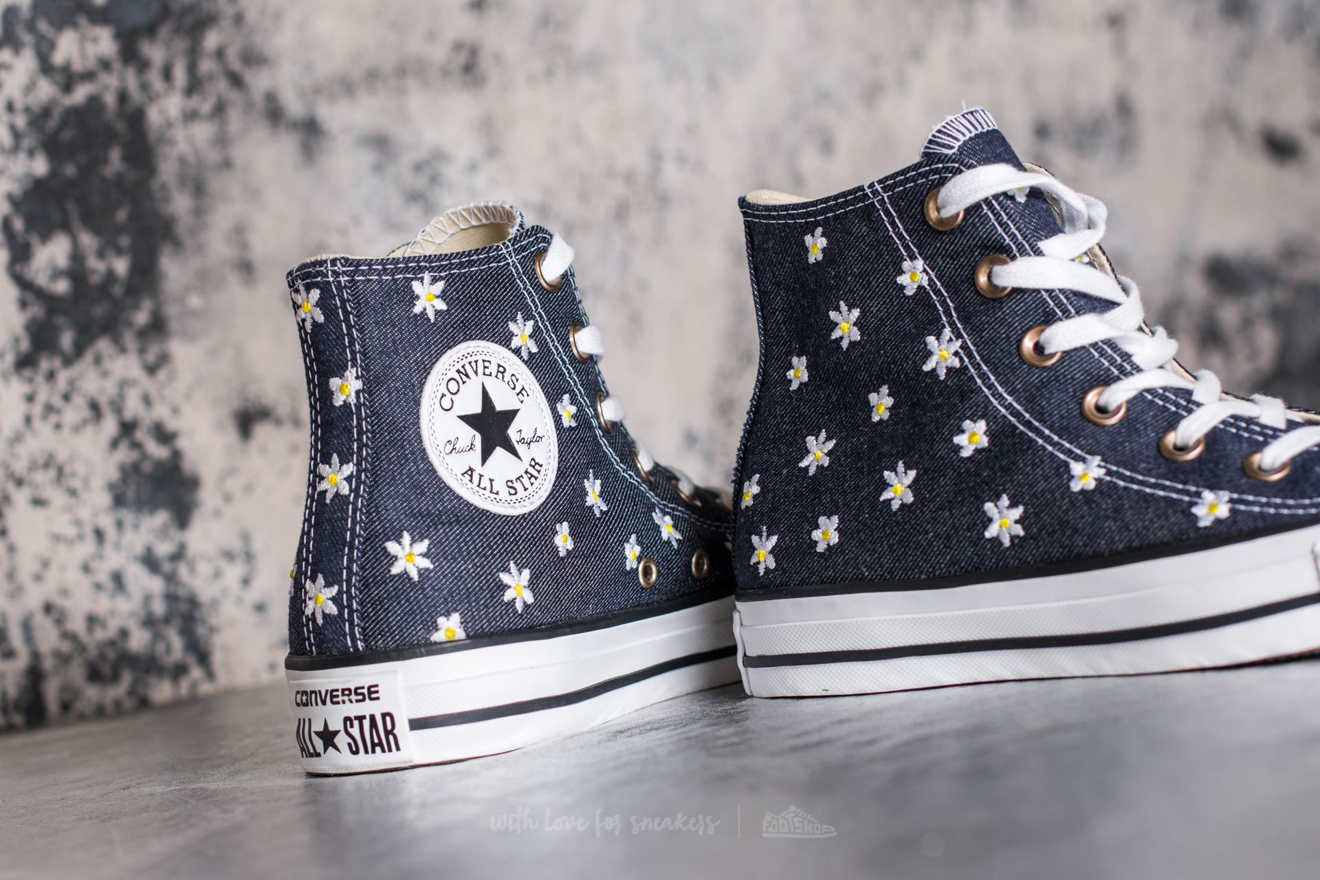 Naisten kengät Converse Chuck Taylor All Star Hi Navy/ Fresh Yellow/ White