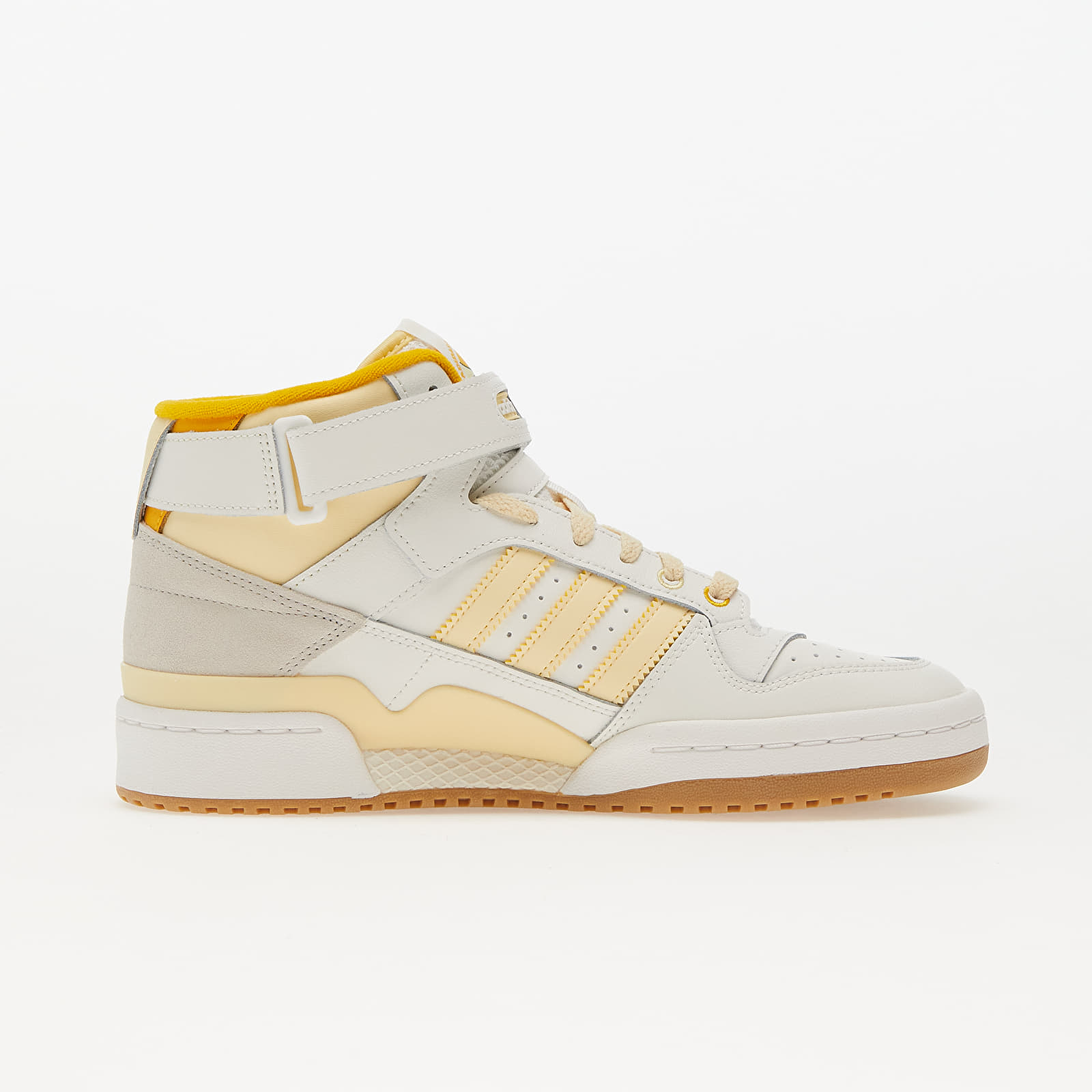 Pánske tenisky a topánky adidas Forum Mid Cloud White/ Easy Yellow/ Creme Yellow