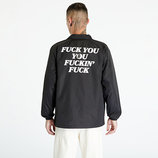 Jackets RIPNDIP Fuckin Fuck Coaches Jacket Black (RND10053) | Footshop