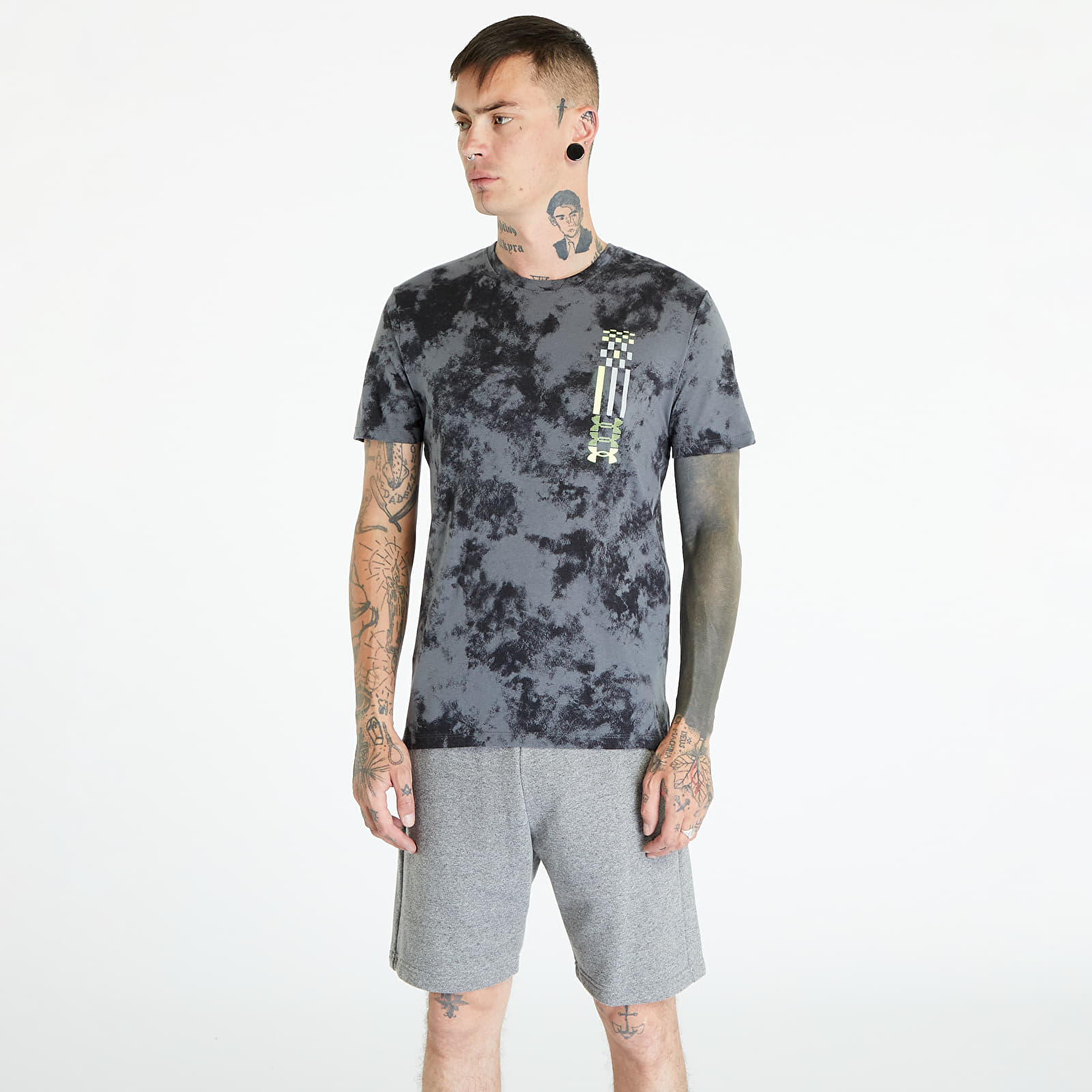 Majice i košulje Under Armour Run Anywhere Short Sleeve T-Shirt Pitch Gray/ Lime Surge/ Reflective