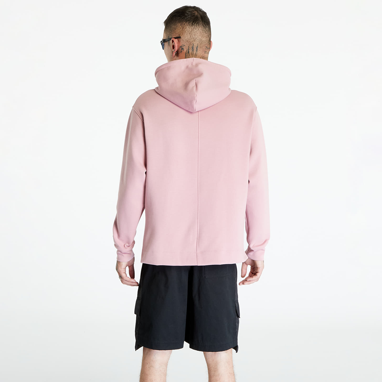 Sudaderas Under Armour Summit Knit Hoodie Pink Elixir/ Black
