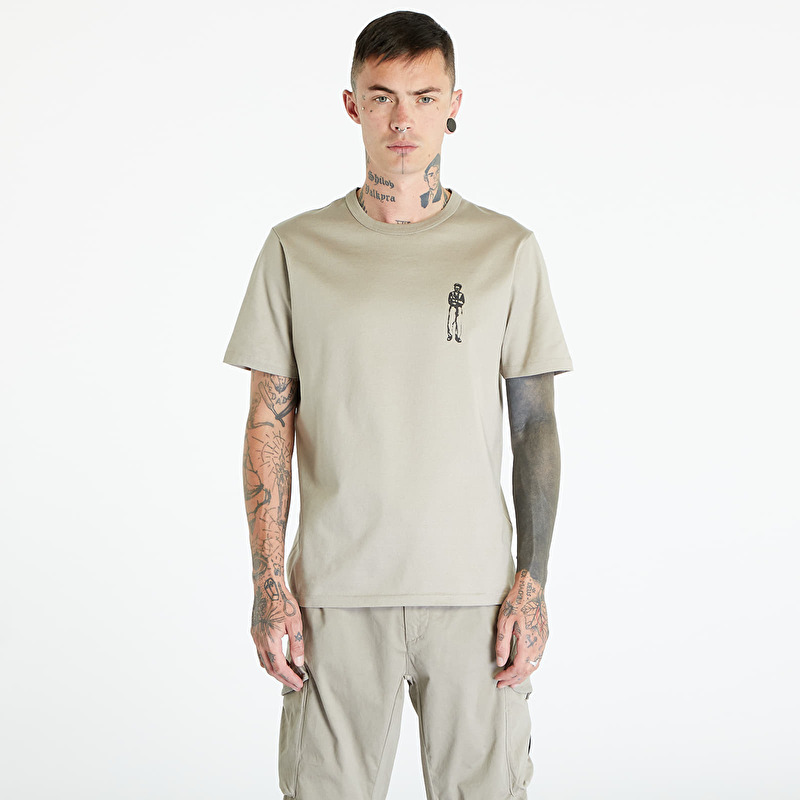 T-särk C.P. Company Mercerized Jersey Twisted British Sailor T-Shirt Silver Sage