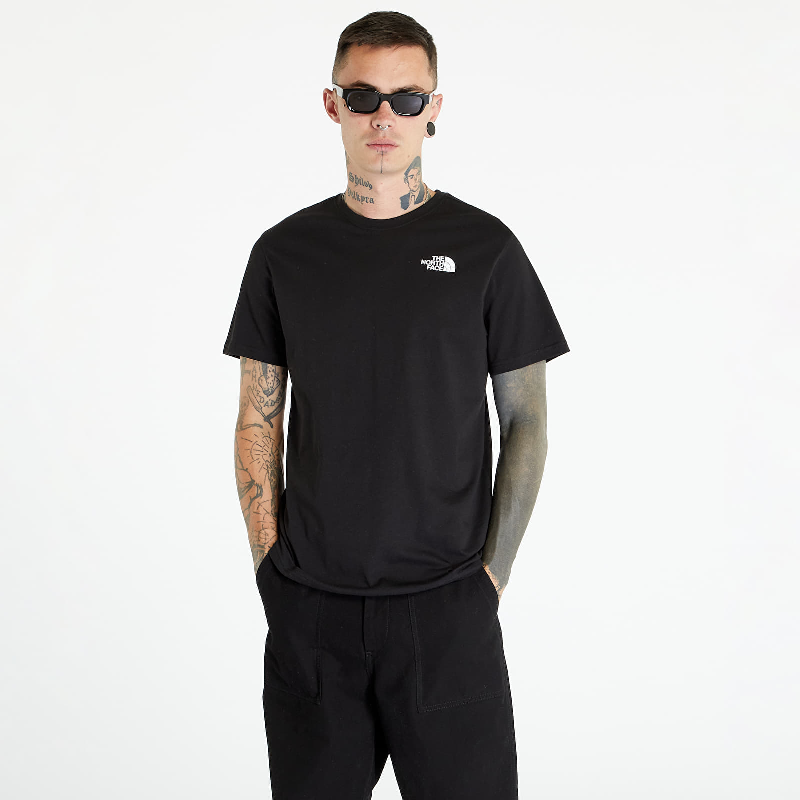 T-Shirts The North Face M Vertical Never Stop Exploring T-Shirt TNF Black/ TNF White/ TNF White