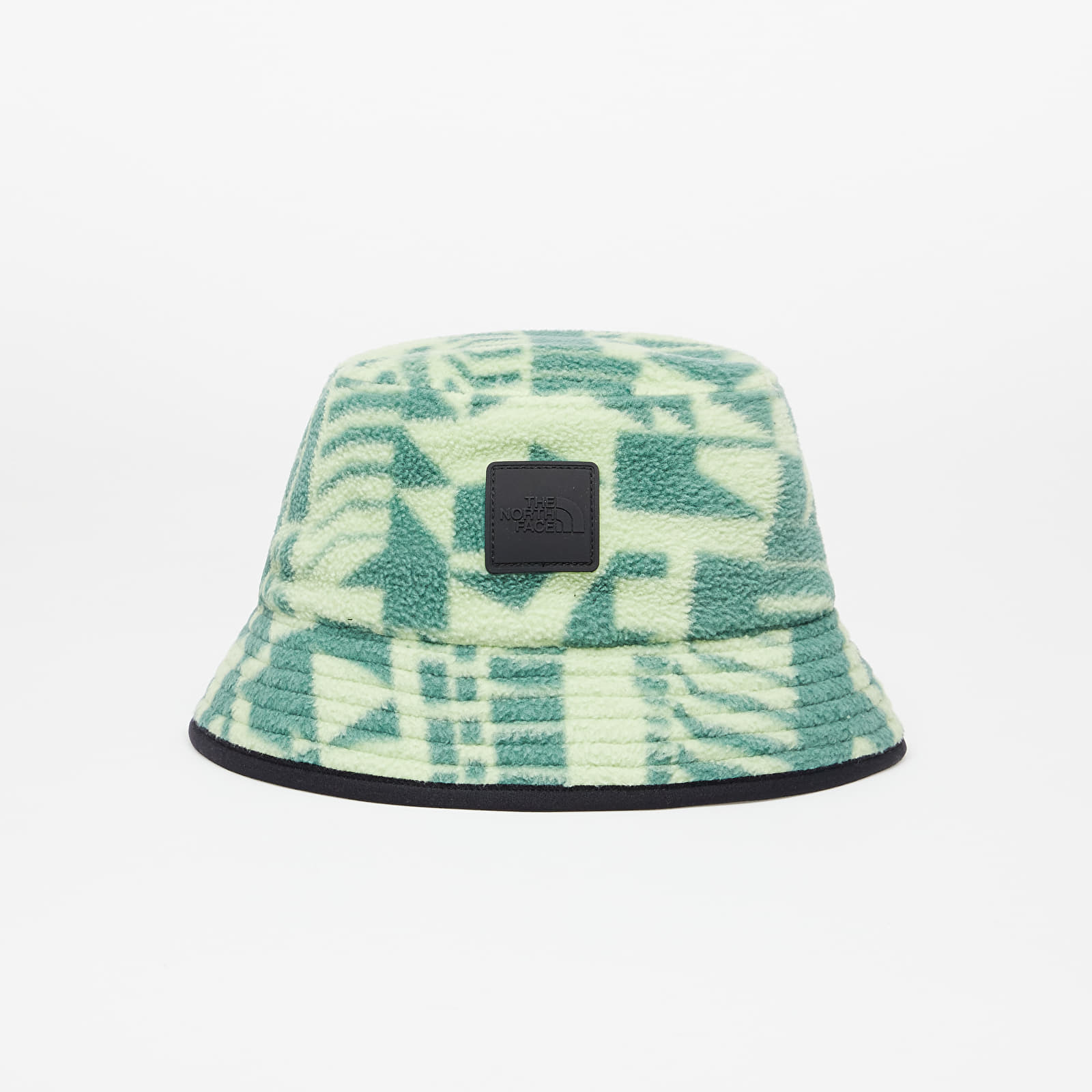 Levně The North Face Fleeski Street Bucket Hat Misty Sage Irregular Geometry Print
