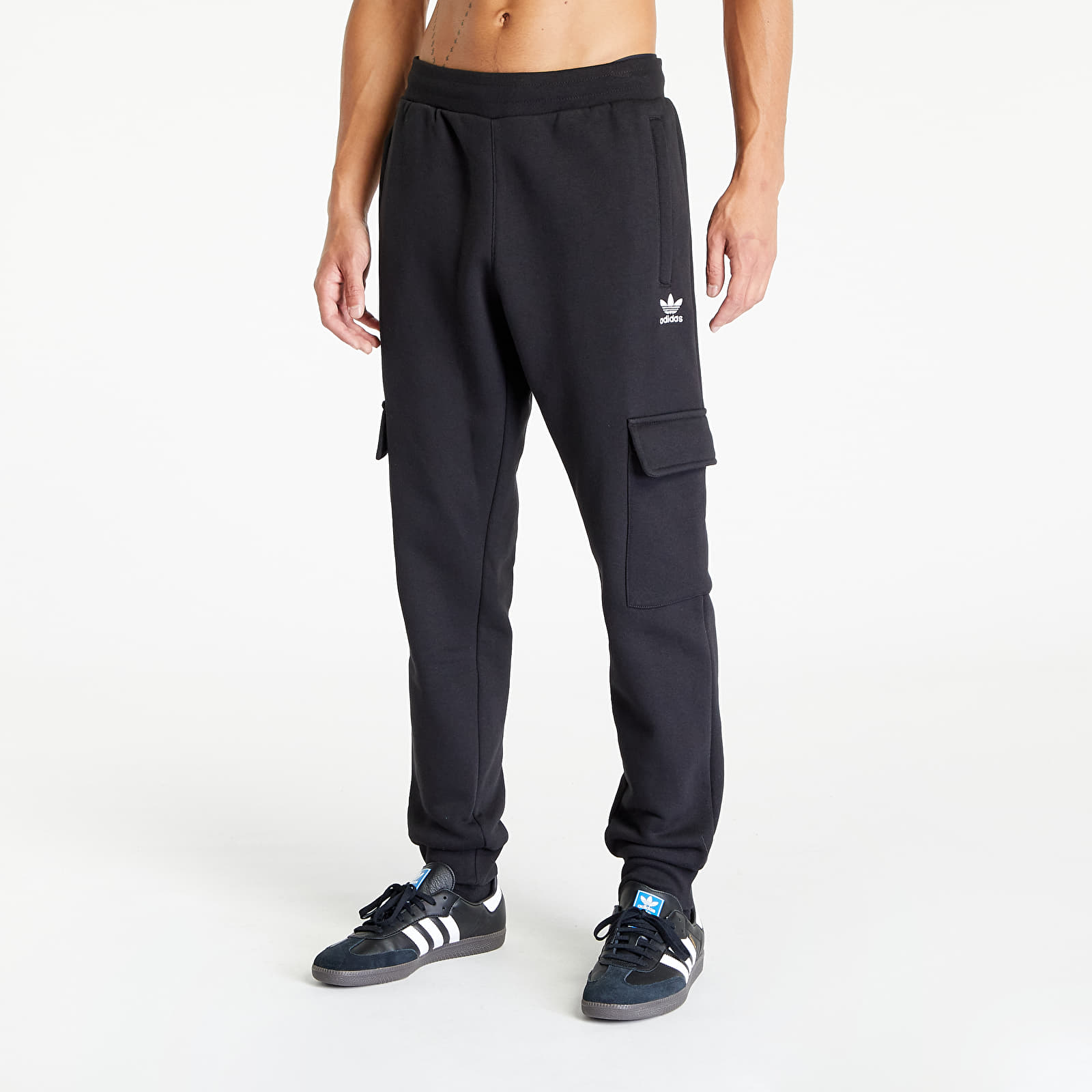 Hlače adidas Trefoil Essentials Cargo Pants Black