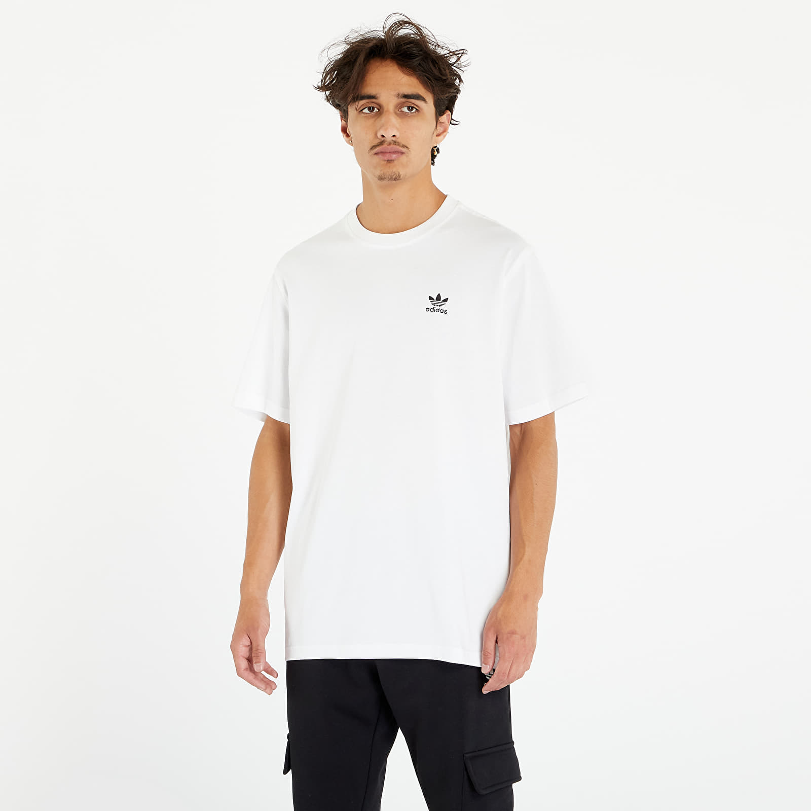 Trička adidas Adicolor Classics Back+Front Trefoil Boxy Tee White/ Black