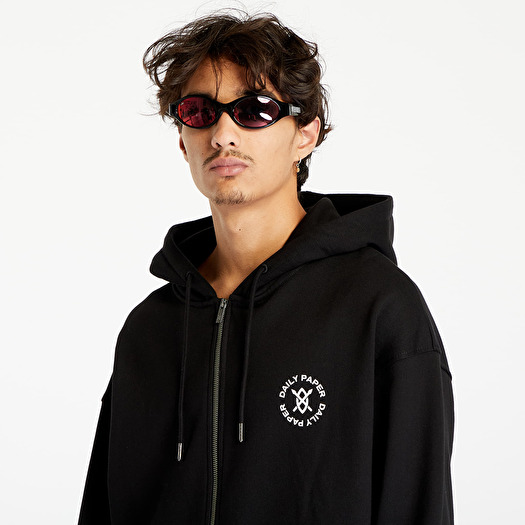 Hoodies and sweatshirts Daily Paper Ezar Zip Hoodie Black Footshop