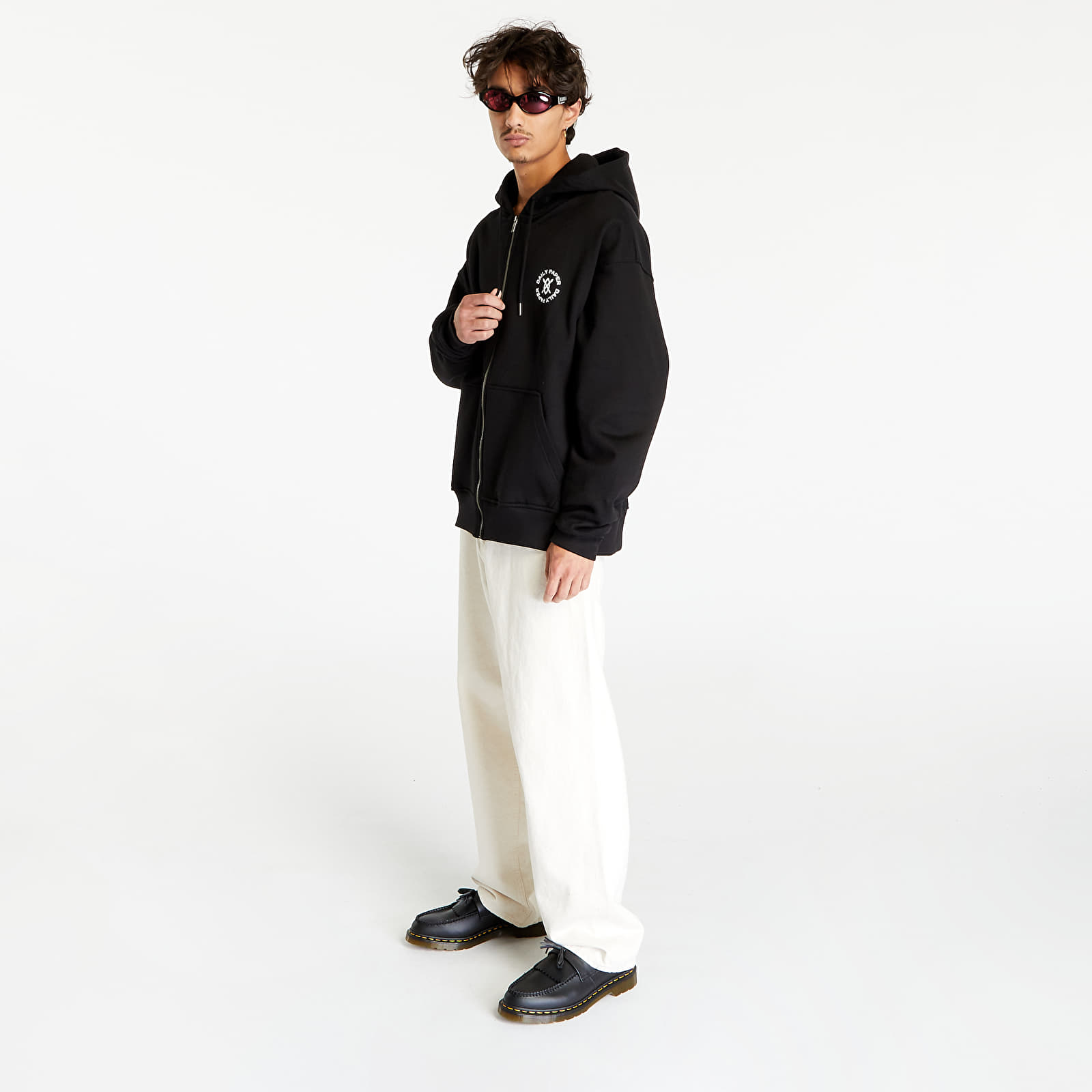 Hoodies and sweatshirts  Daily Paper Ezar Zip Hoodie Black
