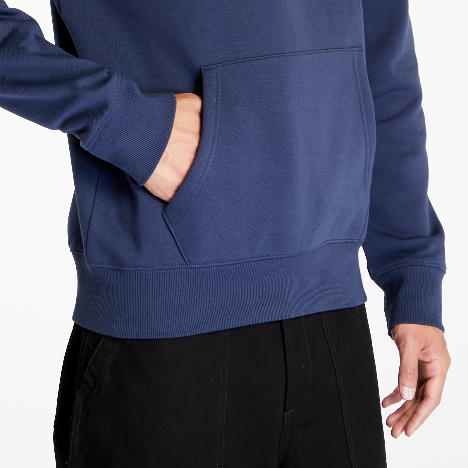 Bluzy Tommy Jeans Regular Fleece Hoodie Twilight Navy