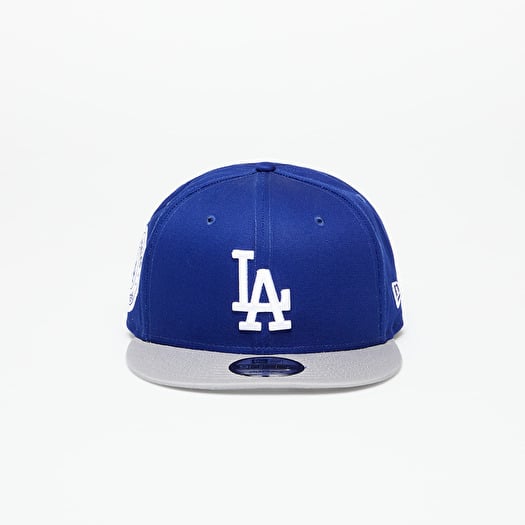 Kšiltovka New Era Los Angeles Dodgers Contrast Side Patch 9Fifty Snapback Cap Dark Royal/ Gray
