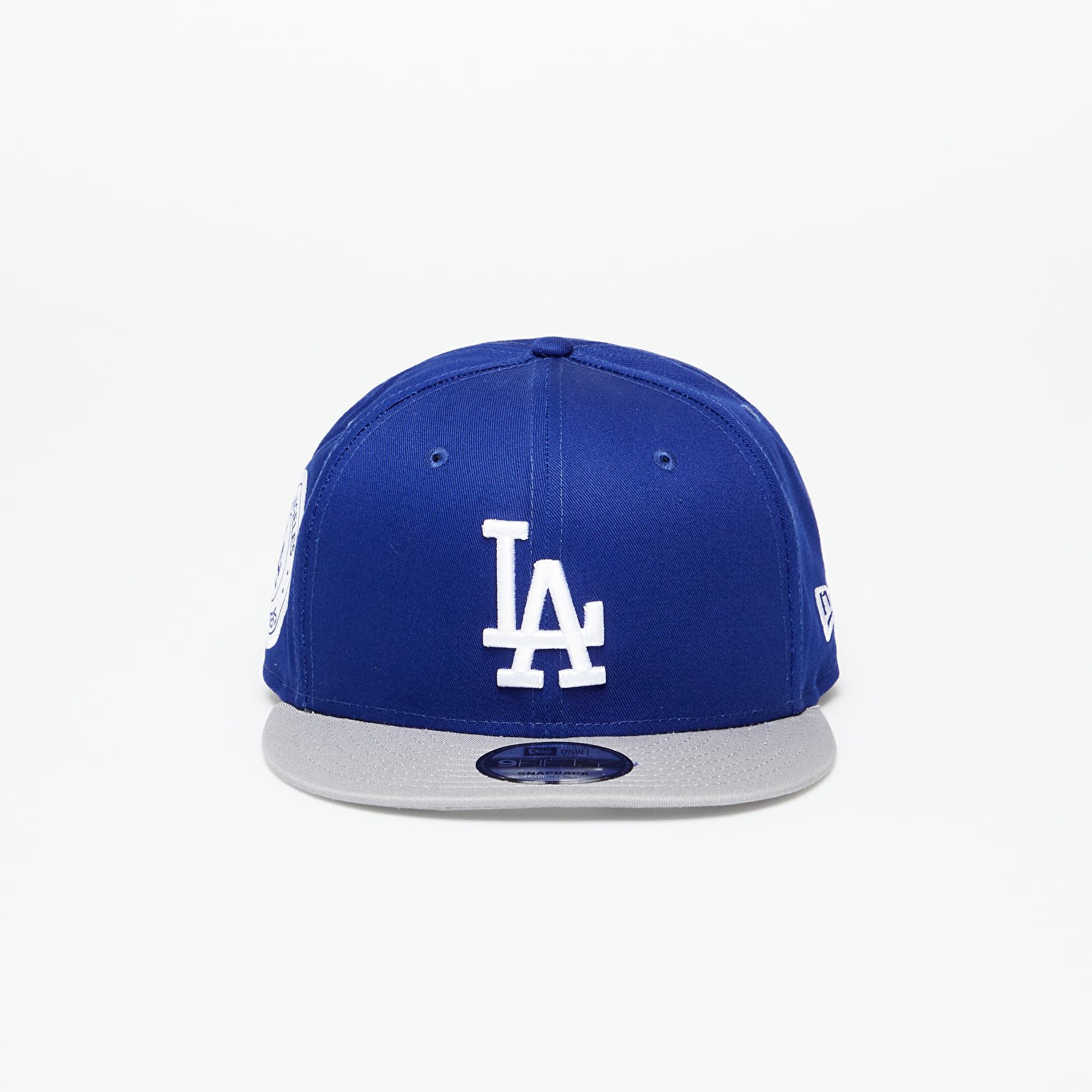 Kšiltovky New Era Los Angeles Dodgers Contrast Side Patch 9Fifty Snapback Cap Dark Royal/ Gray