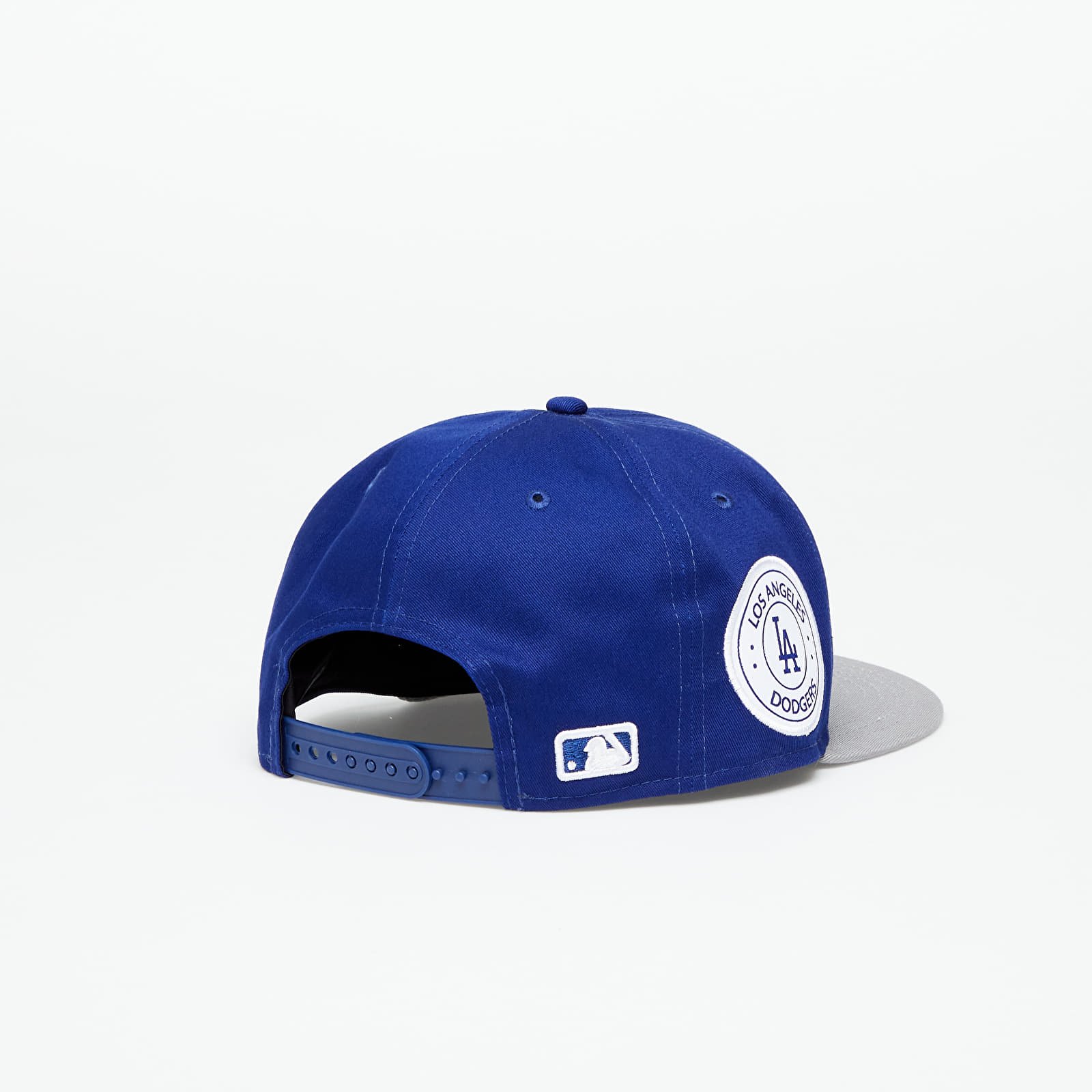 Kšiltovky New Era Los Angeles Dodgers Contrast Side Patch 9Fifty Snapback Cap Dark Royal/ Gray