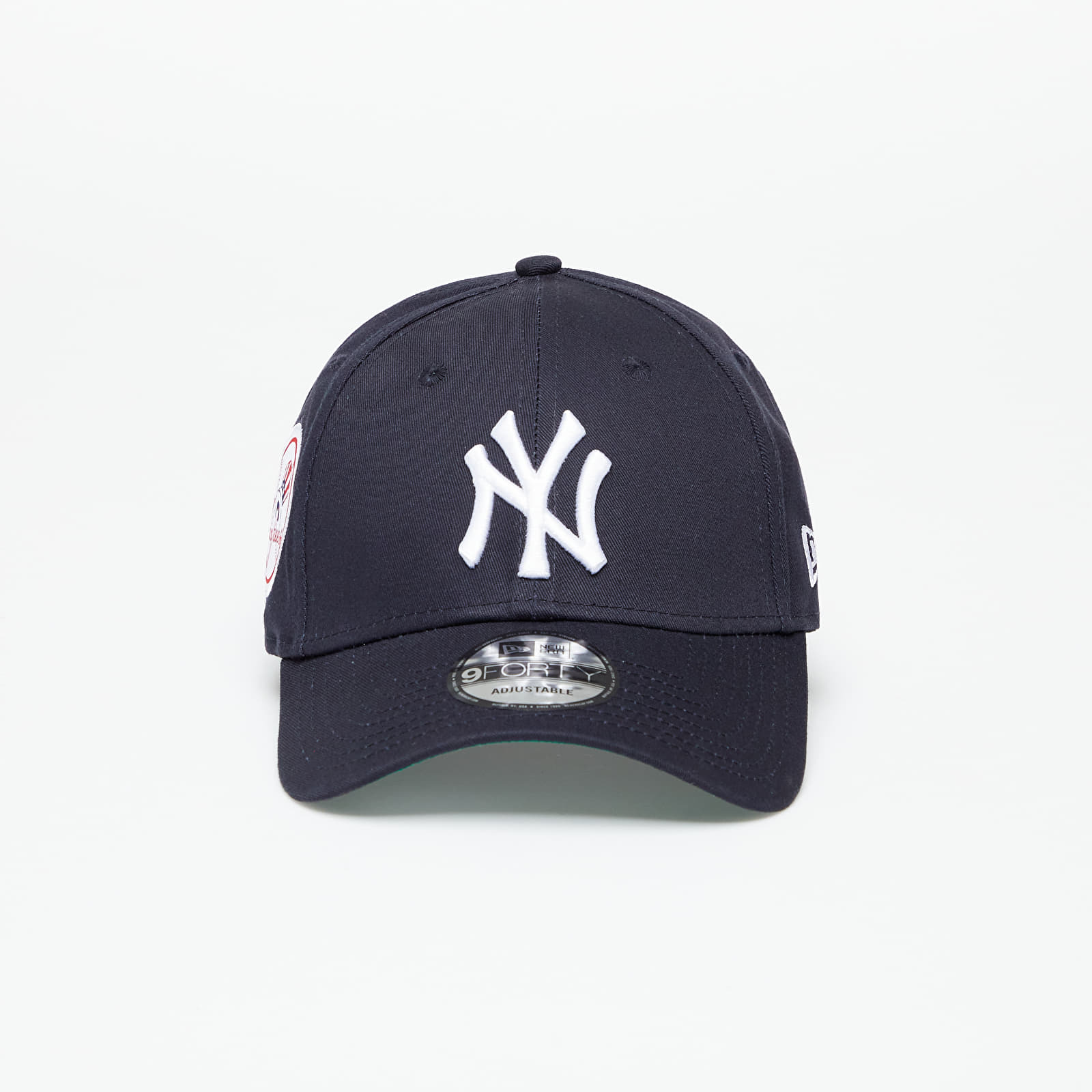 Levně New Era New York Yankees Team Side Patch 9Forty Adjustable Cap Navy/ Optic White