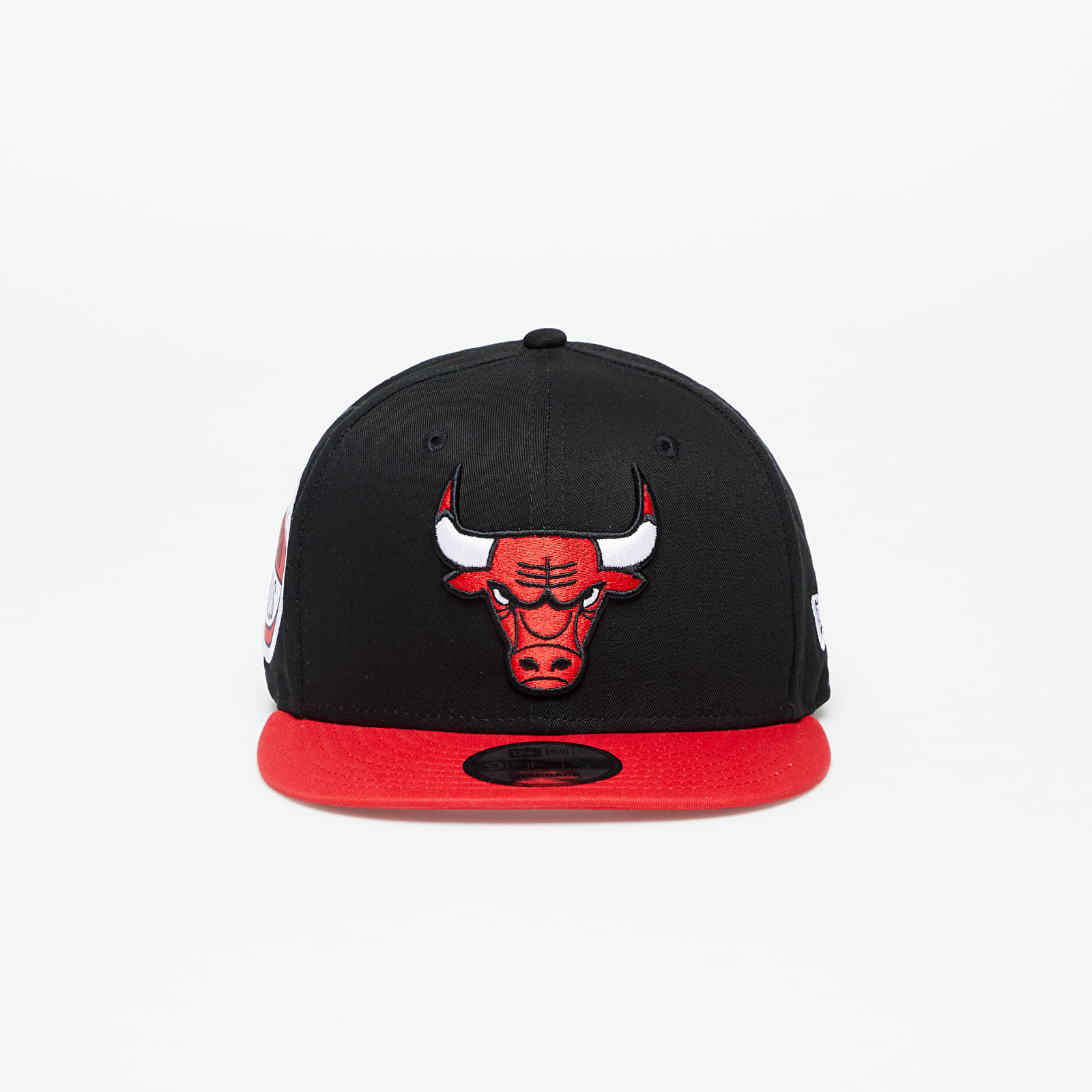 New Era - chicago bulls team side patch 9fifty snapback cap black/ front door red