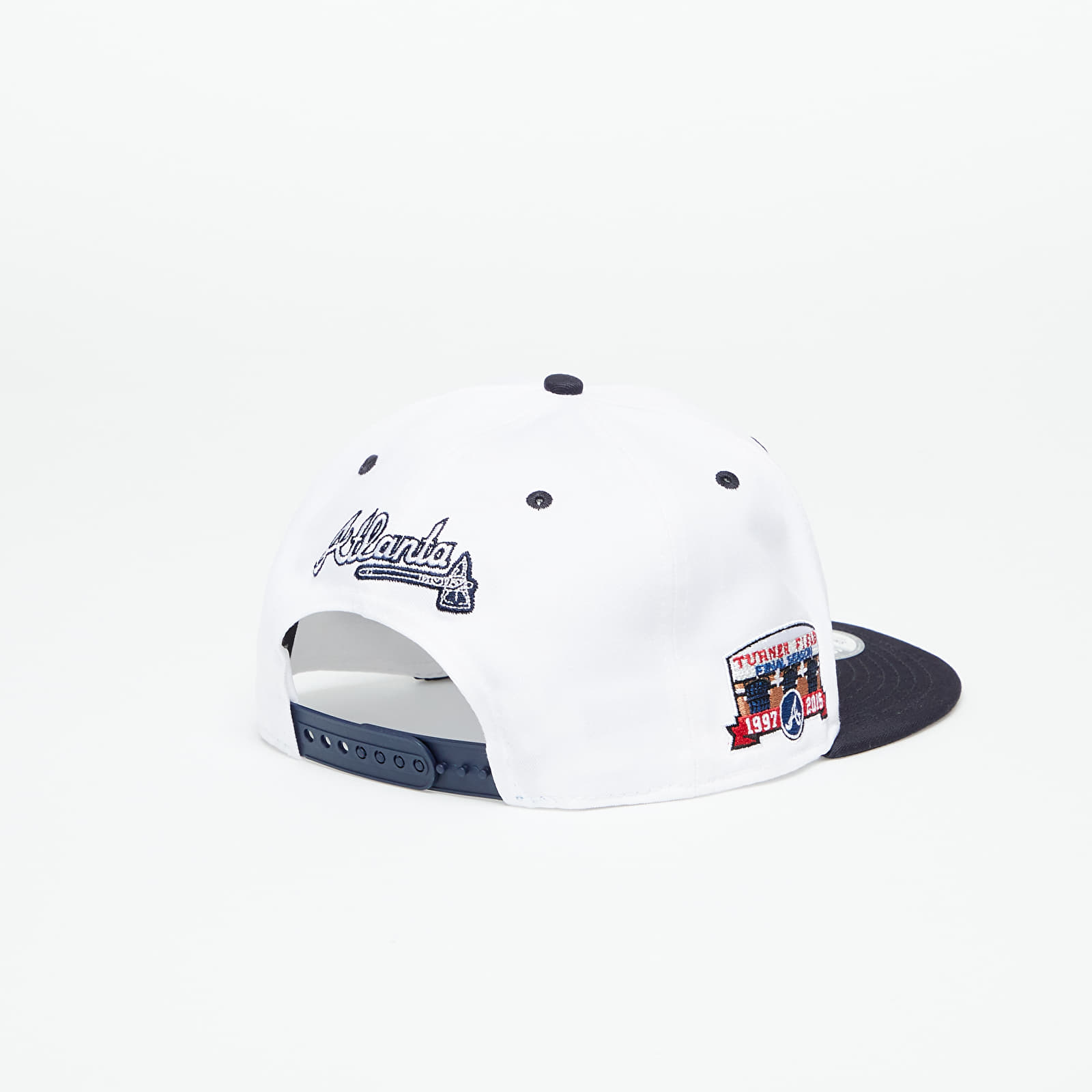 Kšiltovky New Era Atlanta Braves White Crown Patch 9Fifty Snapback Cap Optic White/ Navy
