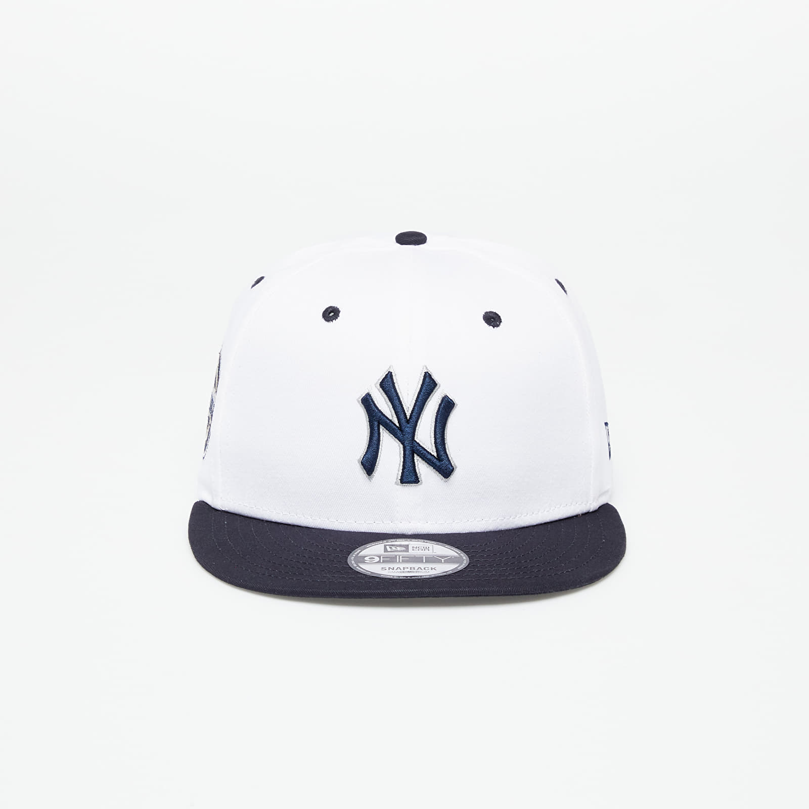 Caps New Era New York Yankees White Crown Patch 9Fifty Snapback Cap Optic White/ Navy