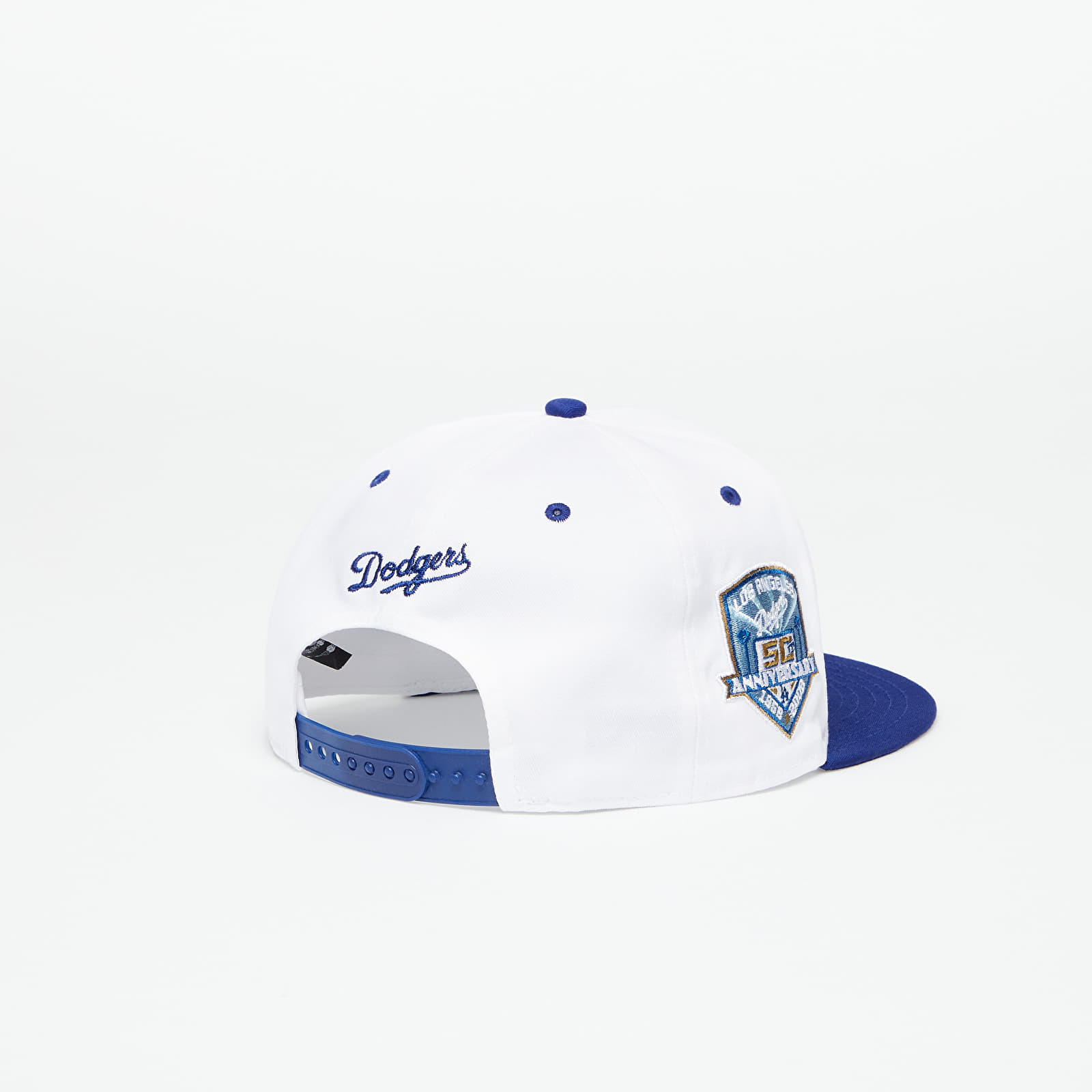 New Era Los Angeles Dodgers White Crown Patch 9Fifty Snapback Cap Optic White/ Light Royal/ Bright Royal - 1 | YEO