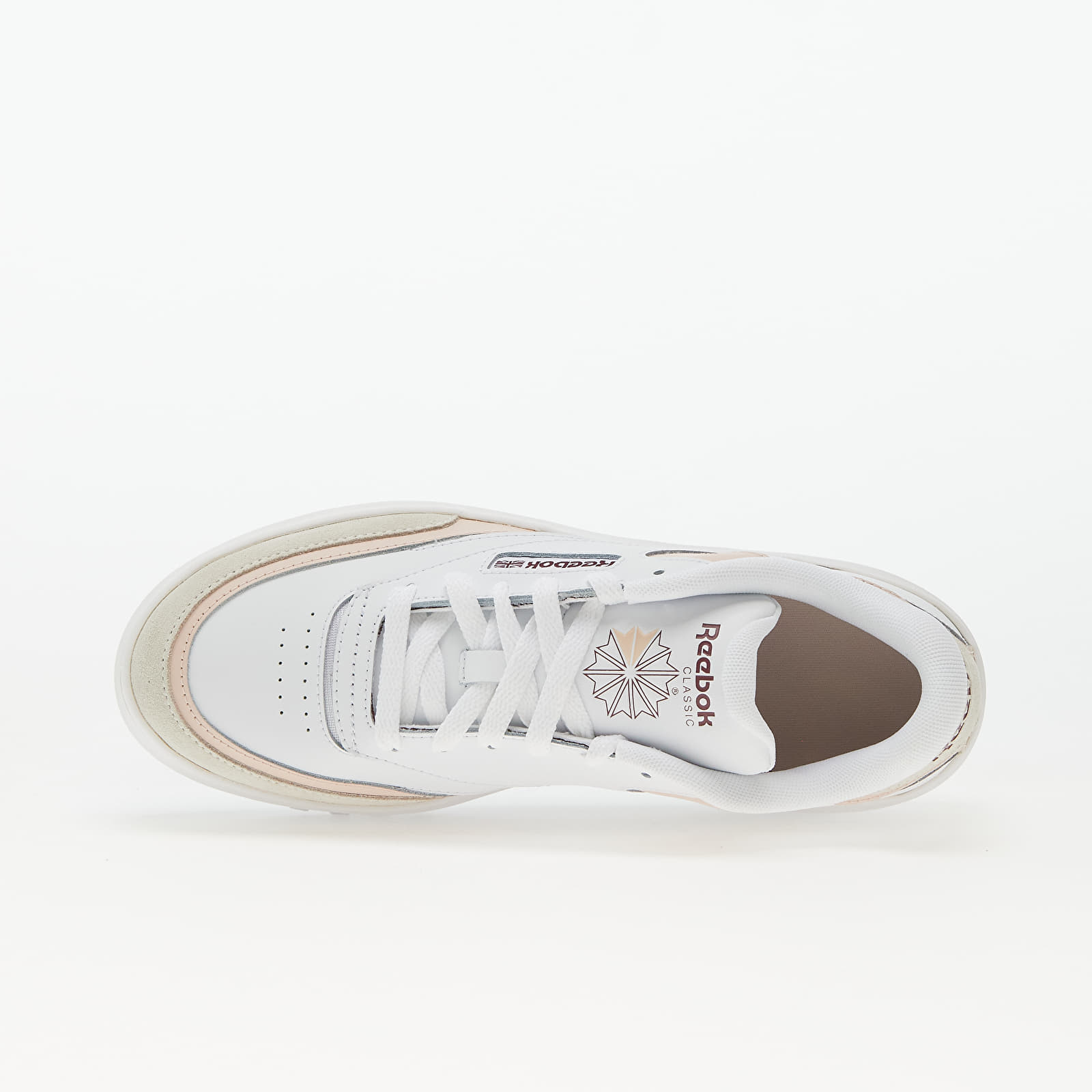 Încălțăminte și sneakerși pentru femei Reebok Club C Extra Ftw White/ Pospin/ Clamar
