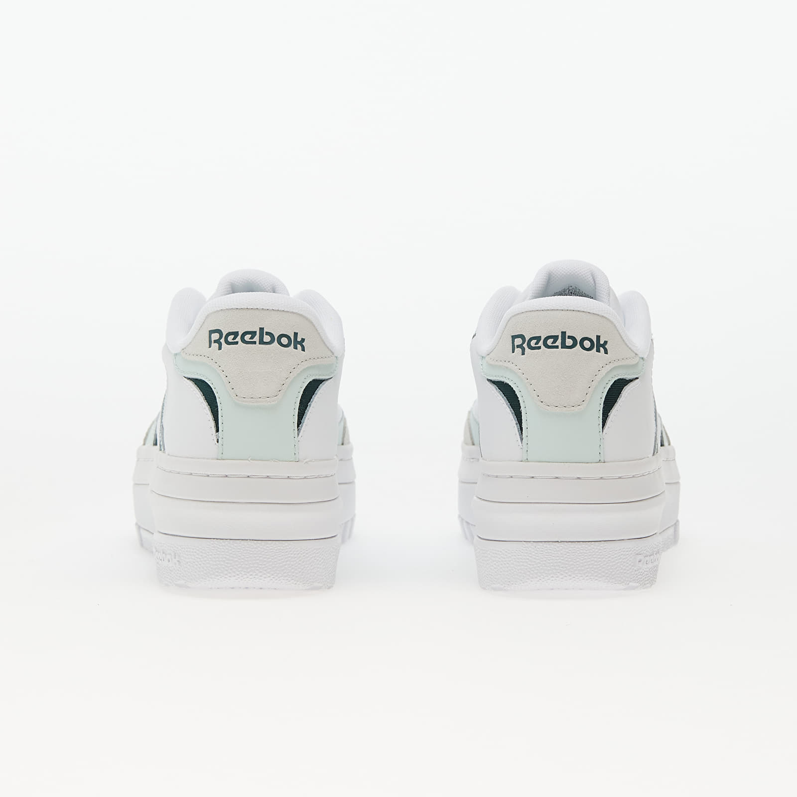 Încălțăminte și sneakerși pentru femei Reebok Club C Extra Ftw White/ Aqudus/ Forest Green