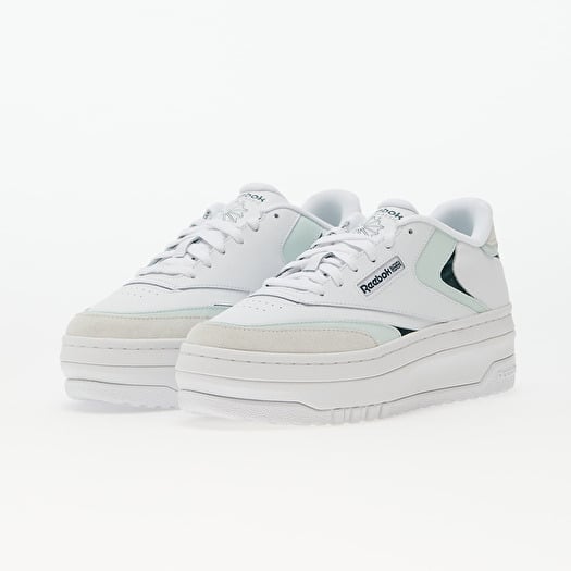 Reebok Club C Extra Ftw White Aqudus Forest Green Footshop