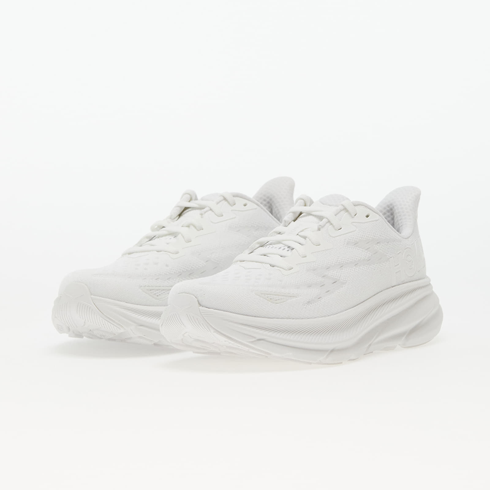 Dámske topánky a tenisky Hoka® W Clifton 9 Wide White/ White