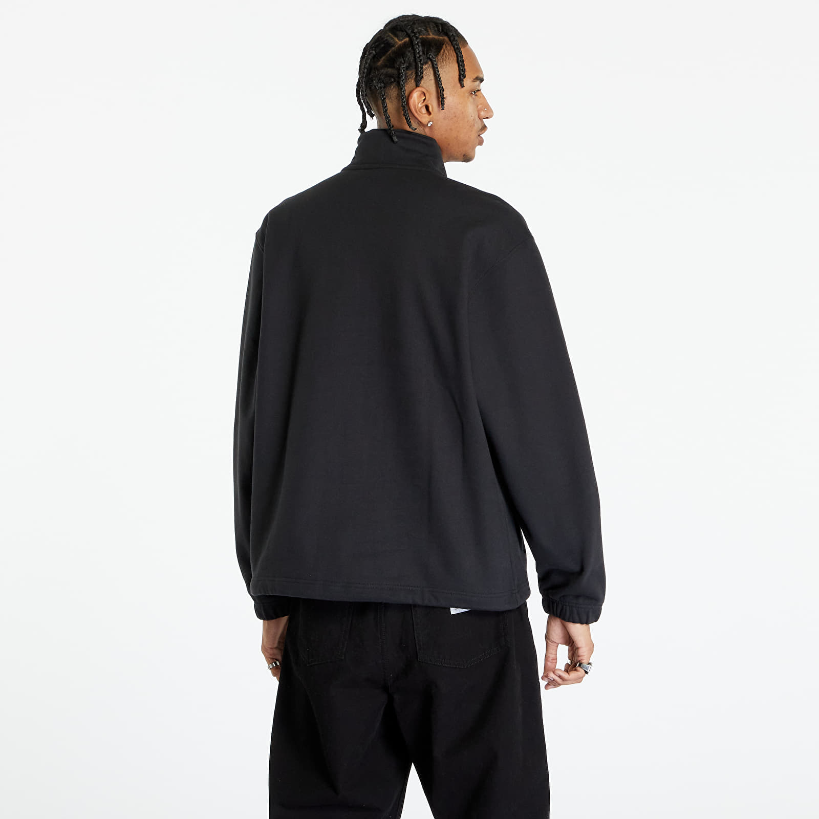 Hanorace adidas Adicolor Contempo Half-Zip Crew Sweatshirt Black