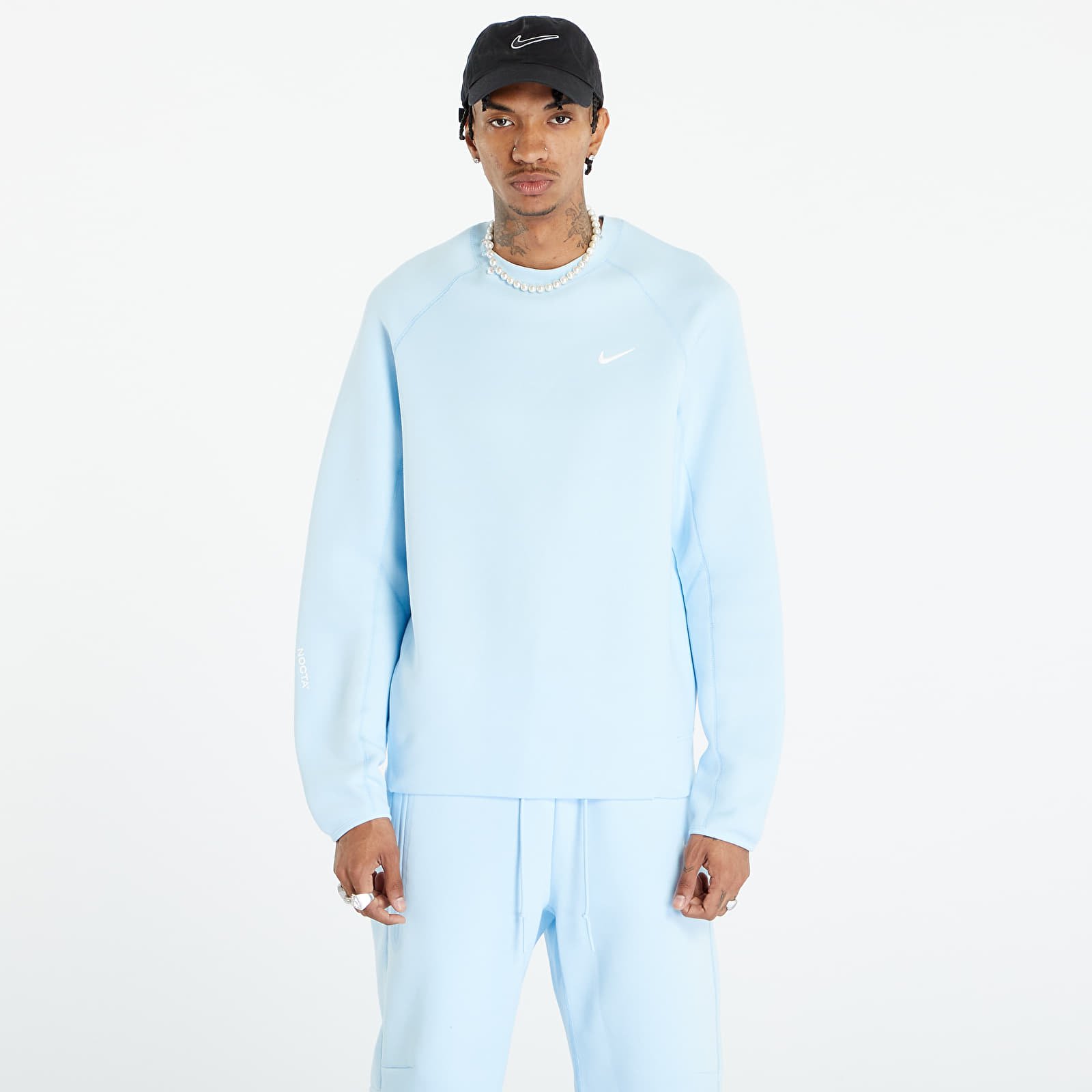 Hettegensere og sweatshirts Nike x NOCTA Tech Fleece Men's Crew Cobalt Tint/ White