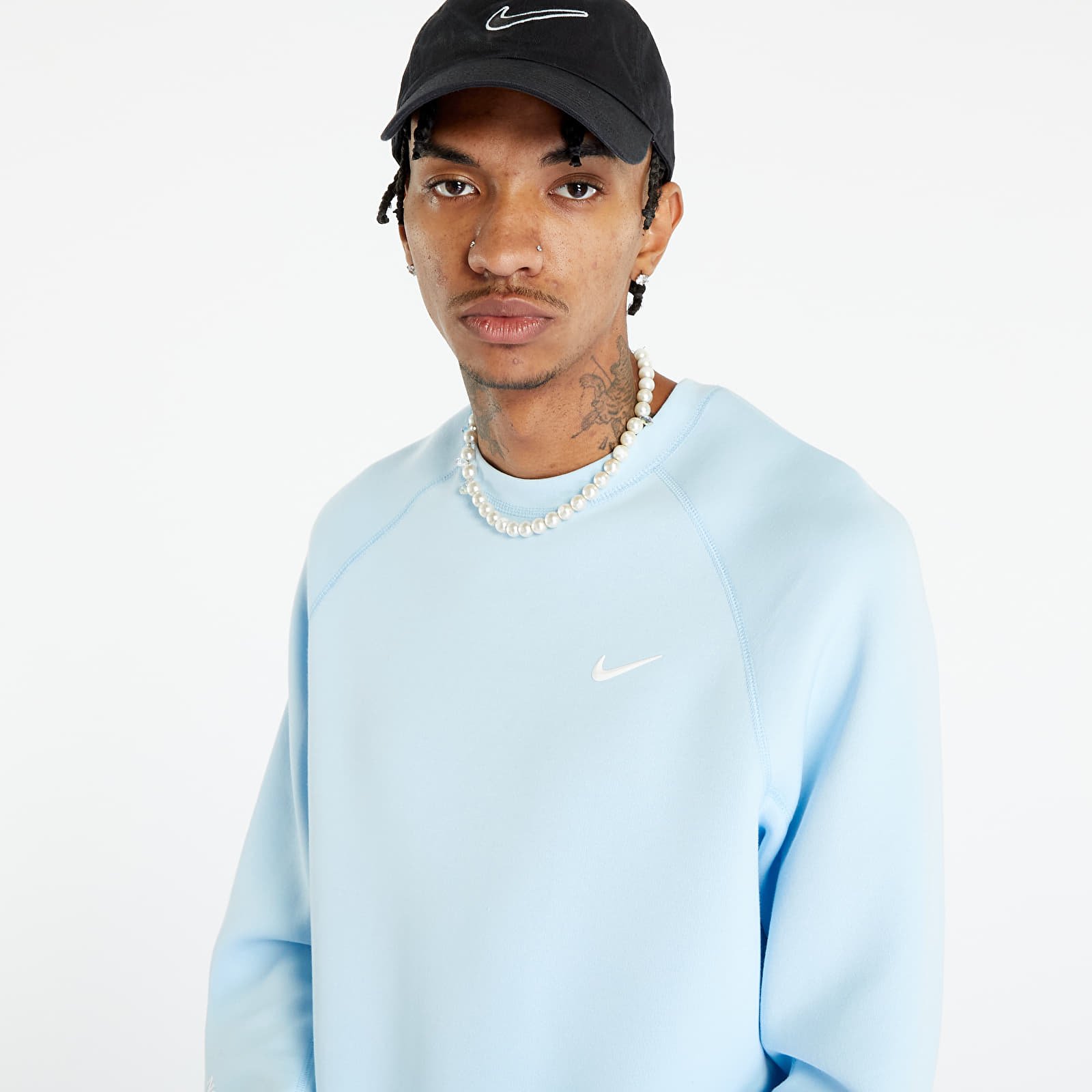Hettegensere og sweatshirts Nike x NOCTA Tech Fleece Men's Crew Cobalt Tint/ White