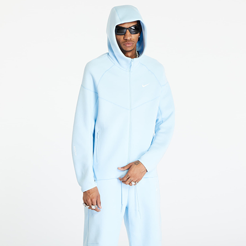 Nike x NOCTA Tech Fleece Men's Full-Zip Hoodie Cobalt Tint/ White