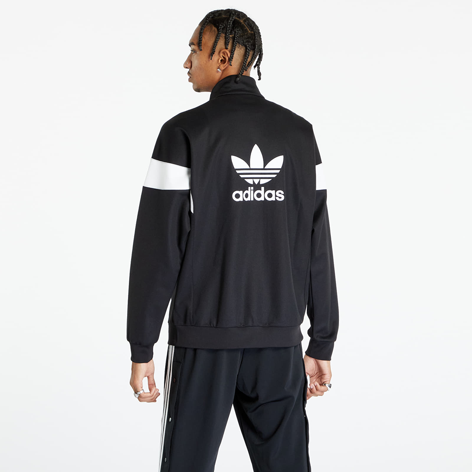 Joped adidas Adicolor Classics Cut Line Track Top Black