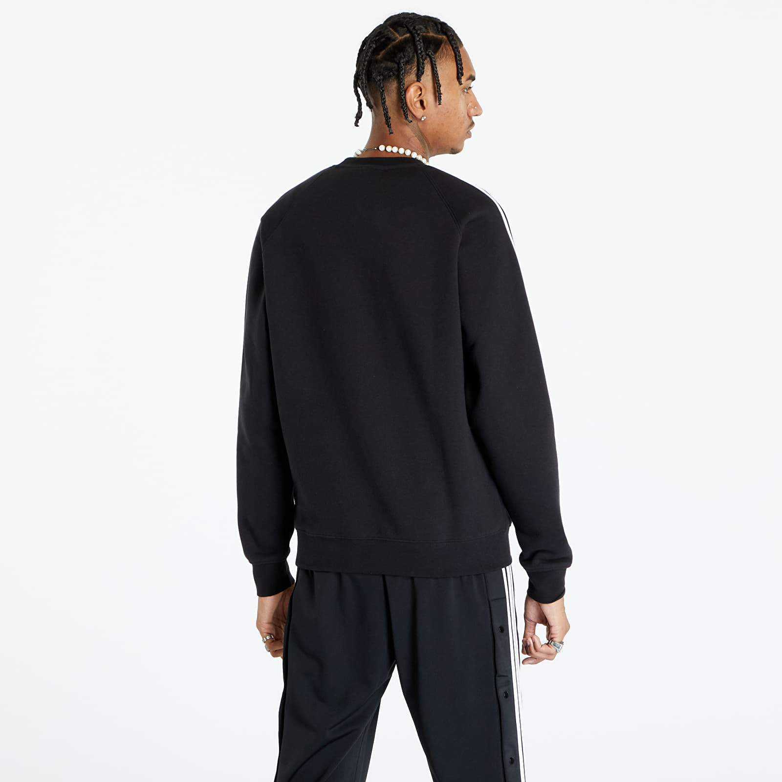 Mikiny adidas Adicolor Classics 3-Stripes Sweatshirt Black