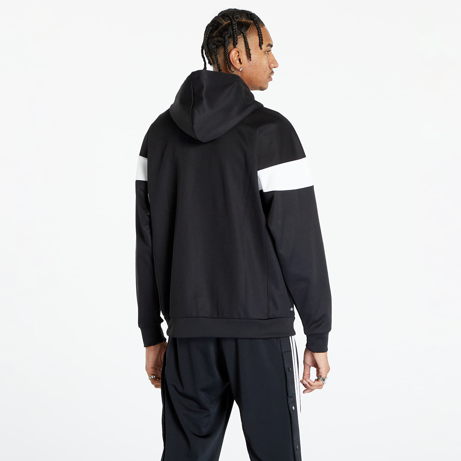 Sweatjacken und Sweatshirts adidas Adicolor Classics Cut Line Hoodie Black