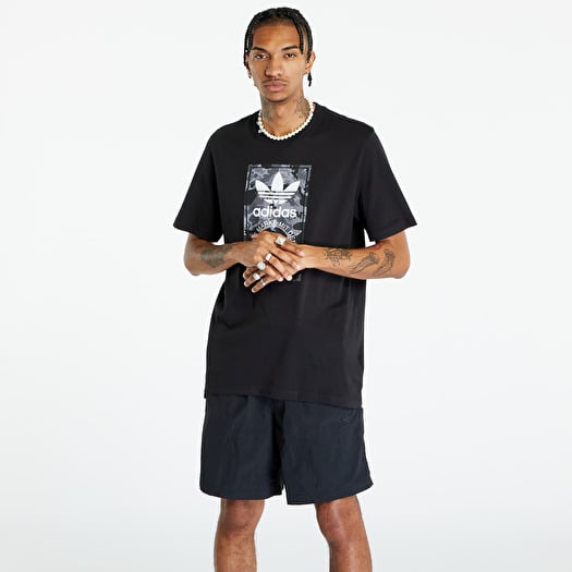 T shirts adidas Camo Tongue Tee Black Footshop