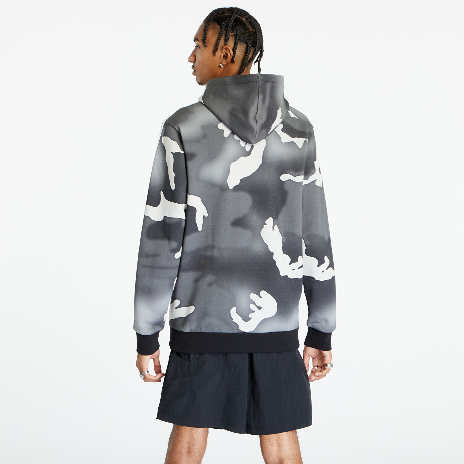 Hoodies and sweatshirts  adidas Camo Aop Hoodie Black