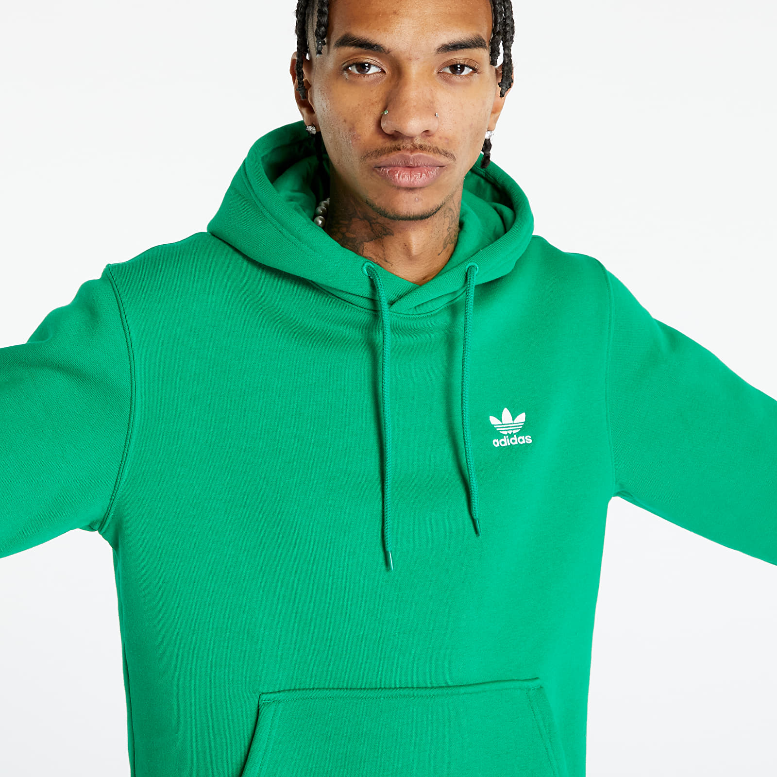 Mikinas ar kapuci un sporta krekli adidas Essential Hoody Green