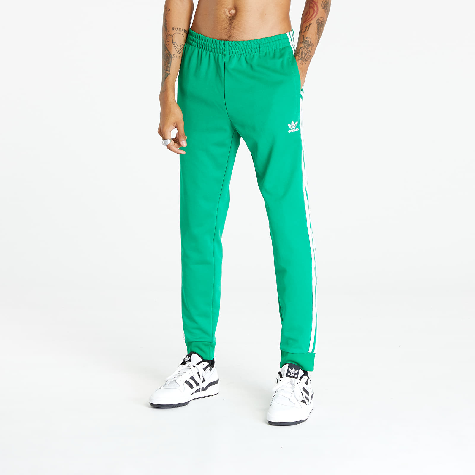Levně adidas Adicolor Classics Sst Track Pant Green/ White