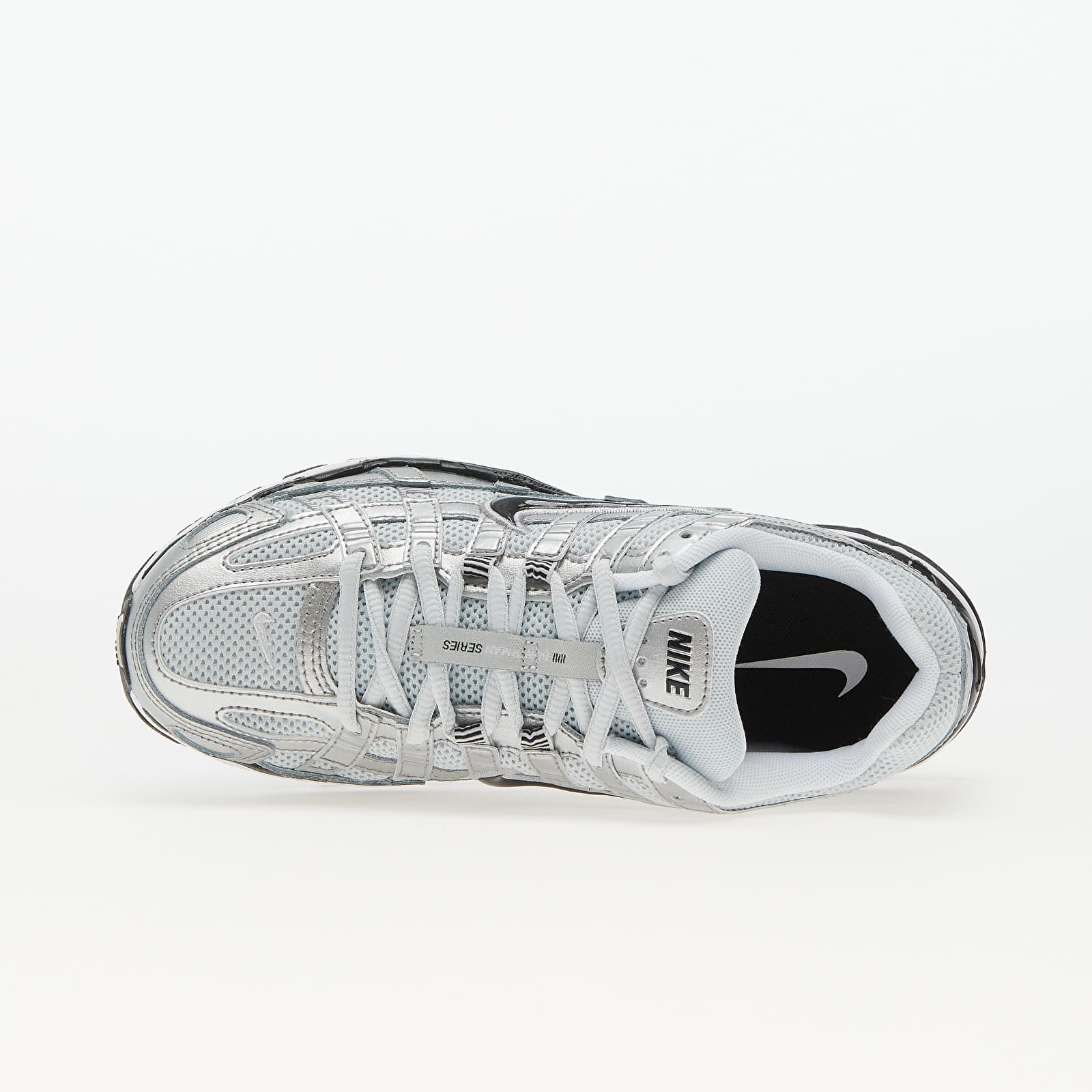 Women's shoes Nike W P-6000 White/ Black-Metallic Silver