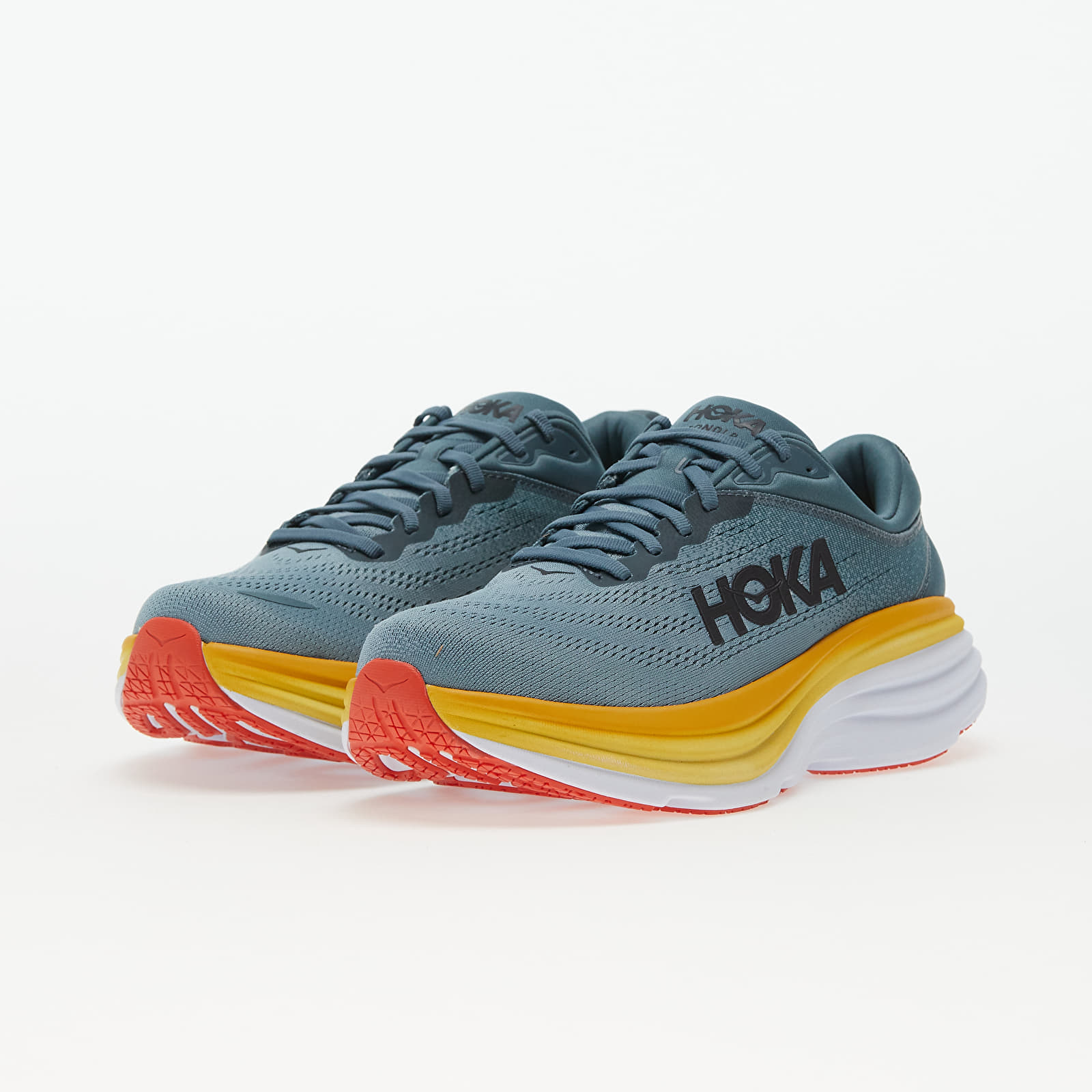 Buty męskie Hoka® M Bondi 8 Wide Goblin Blue/ Mountain Spring