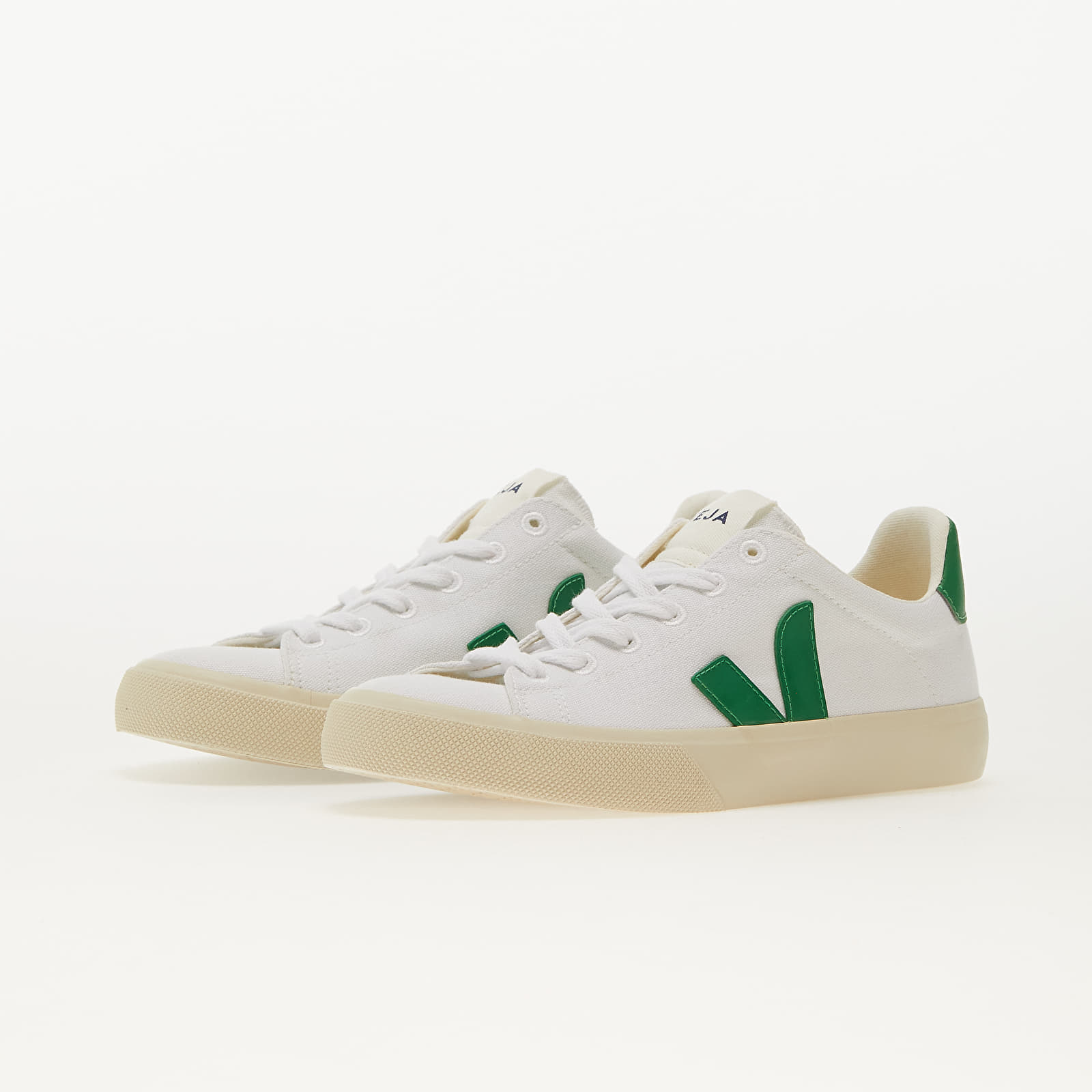 Pánské tenisky a boty Veja Campo Canvas White/ Emeraude