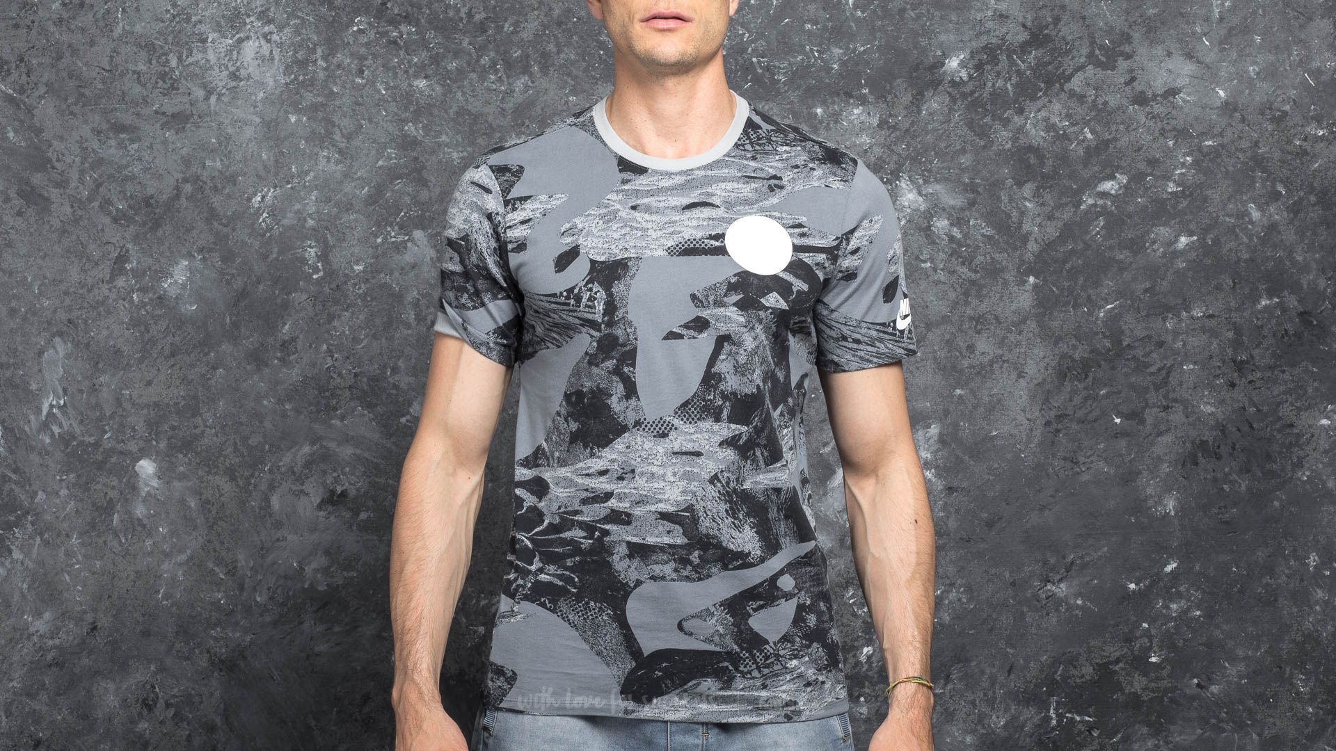 T-shirts Nike Sportswear Huarache Praxis AOP Tee Grey