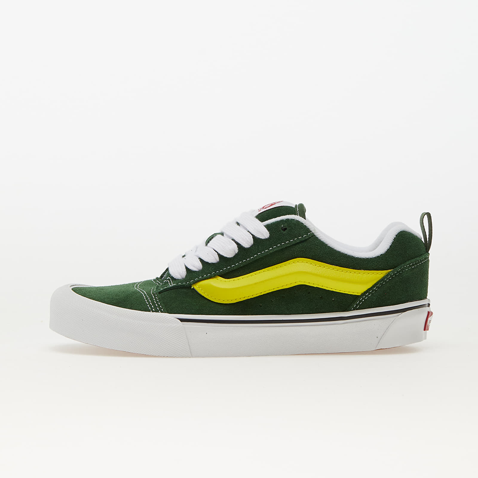 Men's shoes Vans Knu Skool Green/ True White