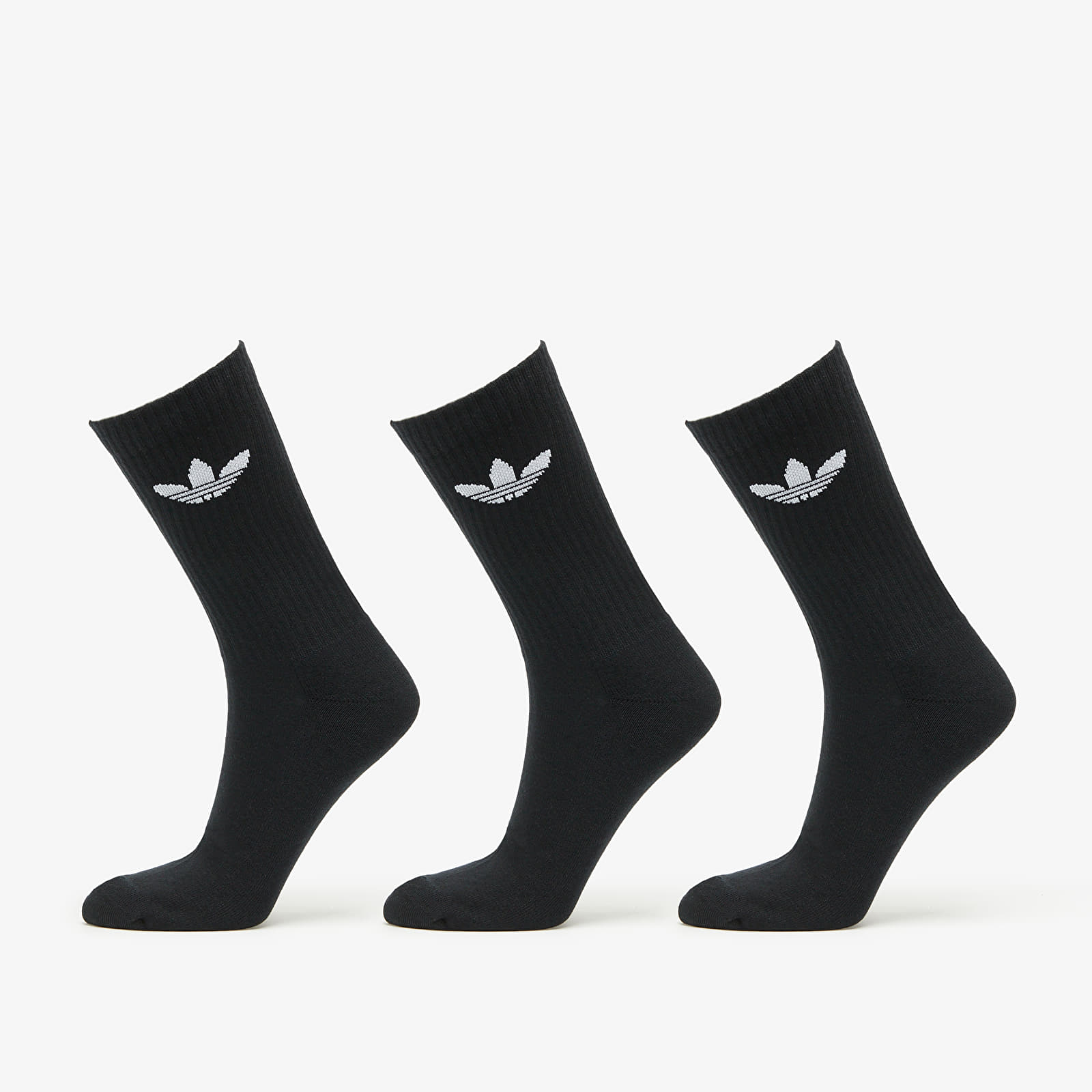 Шкарпетки adidas Trefoil Cushion Crew Socks 3-Pack Black