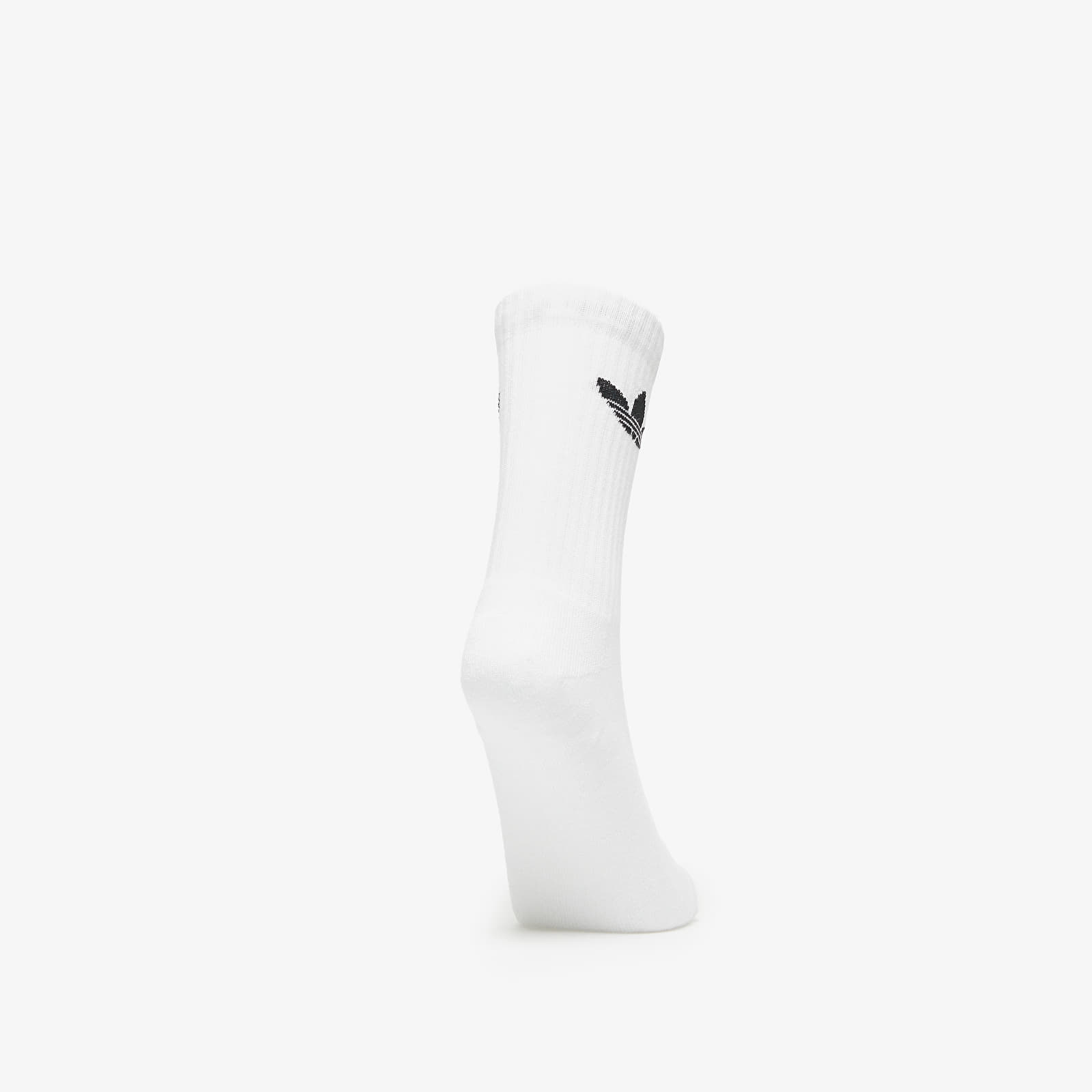 Socks adidas Trefoil Cushion Crew Sock 3-Pack White/ Medium Grey Heather/ Black